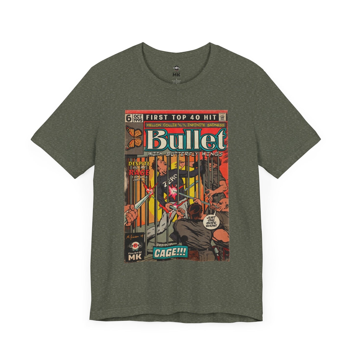 Smashing Pumpkins - Bullet With Butterfly Wings - Unisex Jersey Short Sleeve Tee