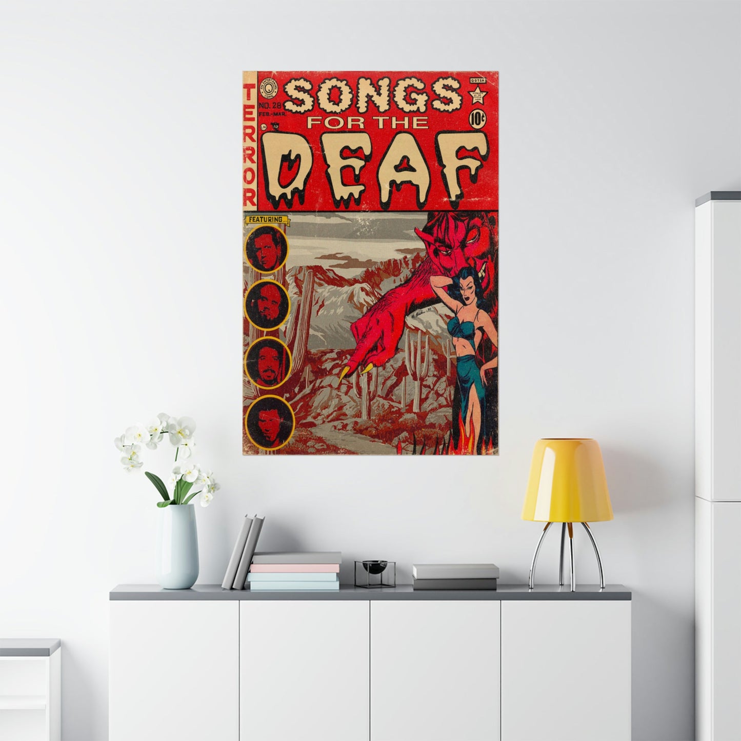 Queens Of The Stone Age - Songs For The Deaf - QOTSA - Vertical Matte Poster