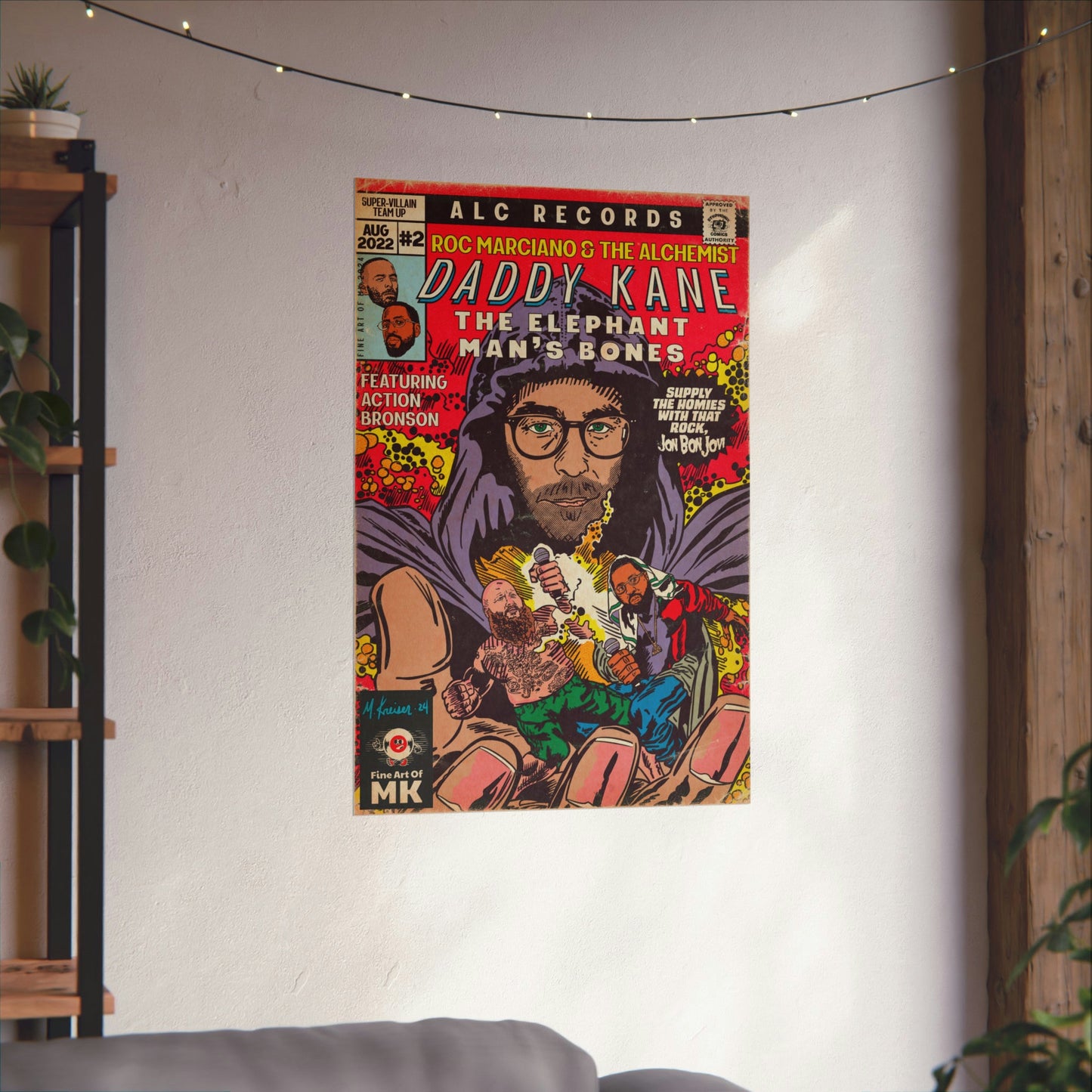 Roc Marciano, Alchemist, Action Bronson - Daddy Kane -  Matte Vertical Posters