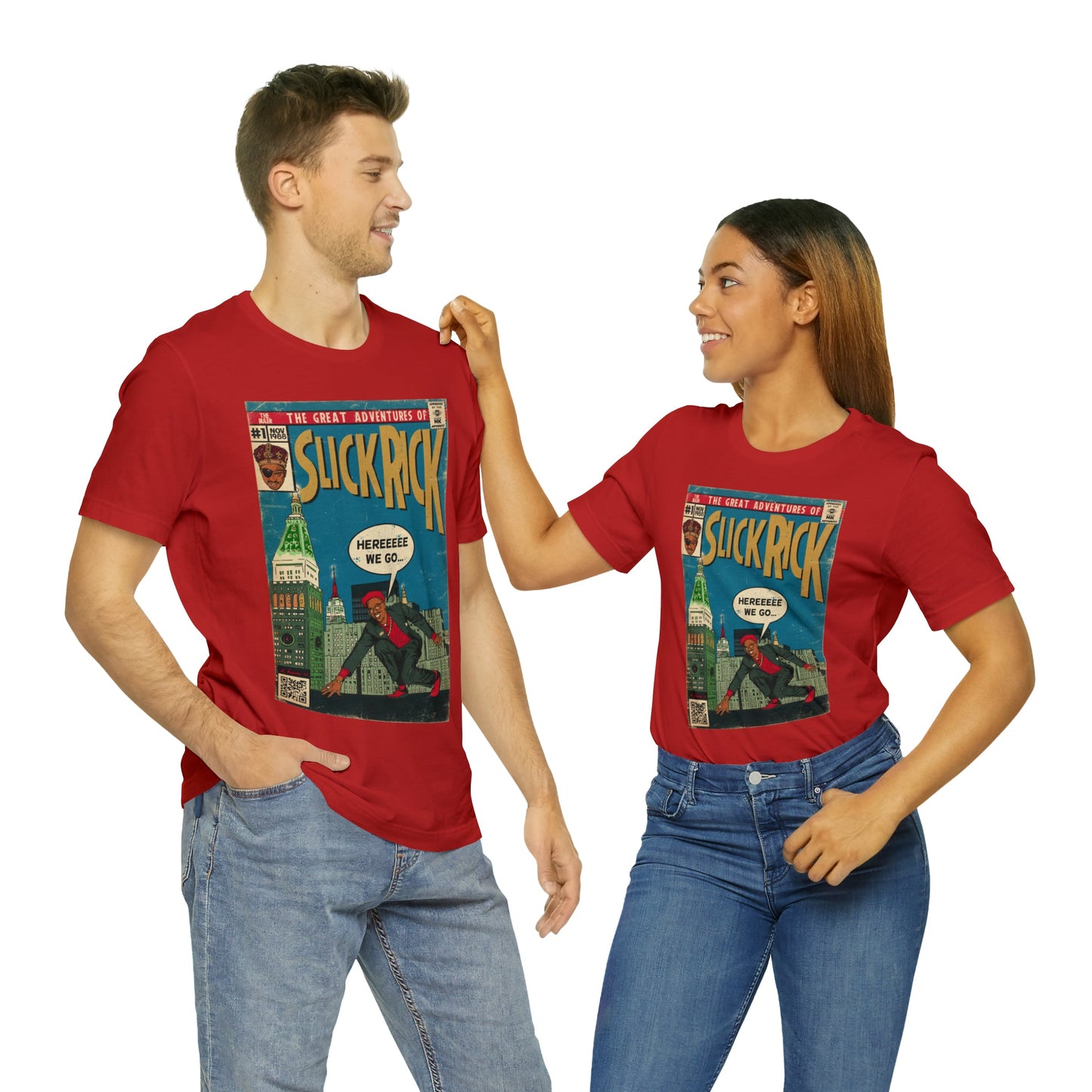 The Great Adventures of Slick Rick - Comic Art - Unisex Jersey Short Sleeve Tee