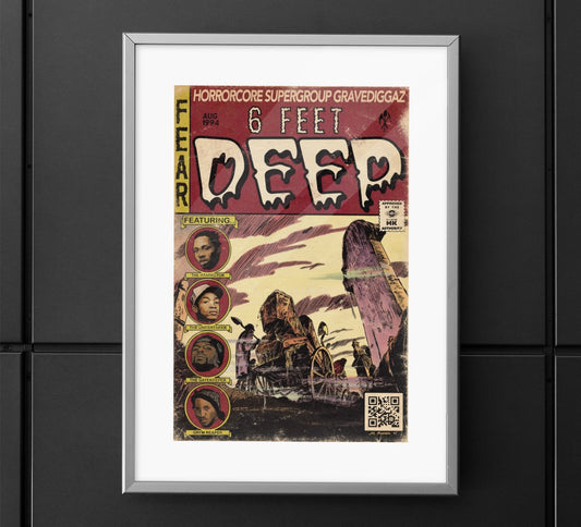 Gravediggaz- 6 Feet Deep - Wu-Tang - Vertical Matte Poster