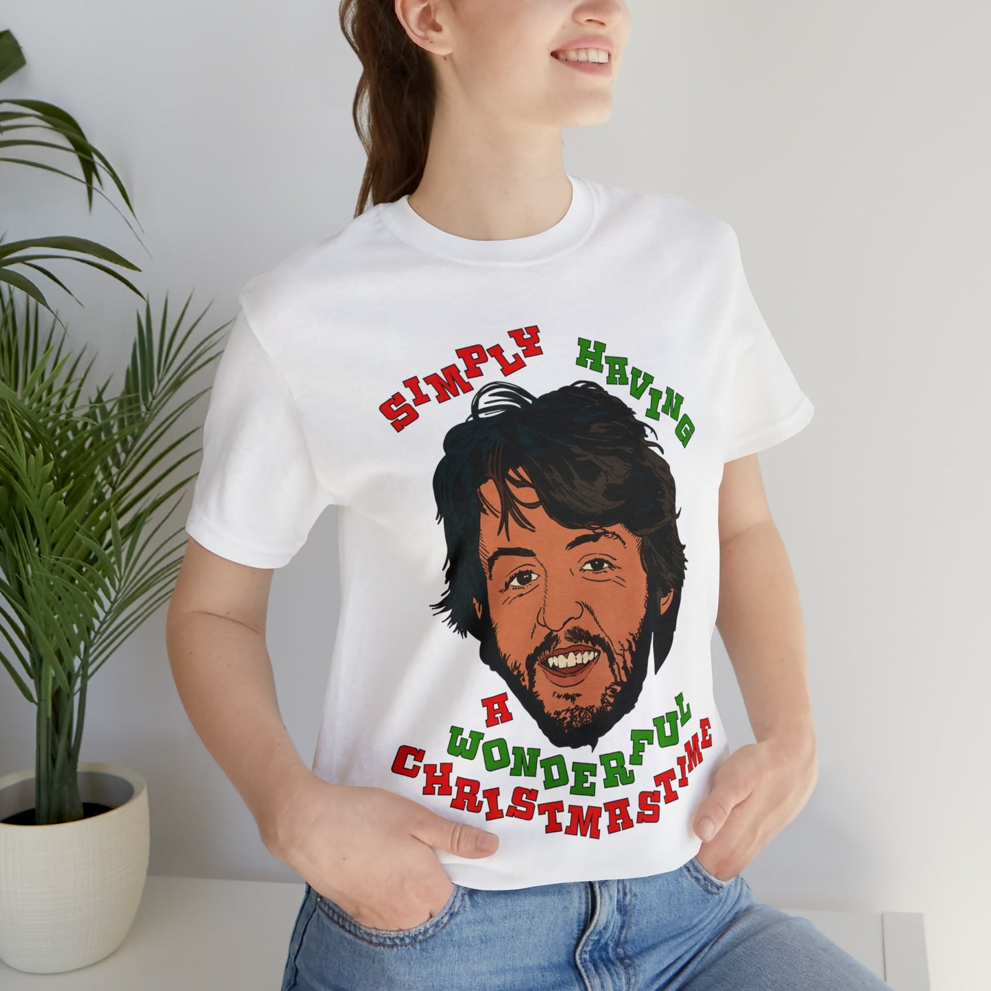 Paul McCartney - Wonderful Christmastime - Unisex Jersey Short Sleeve Tee