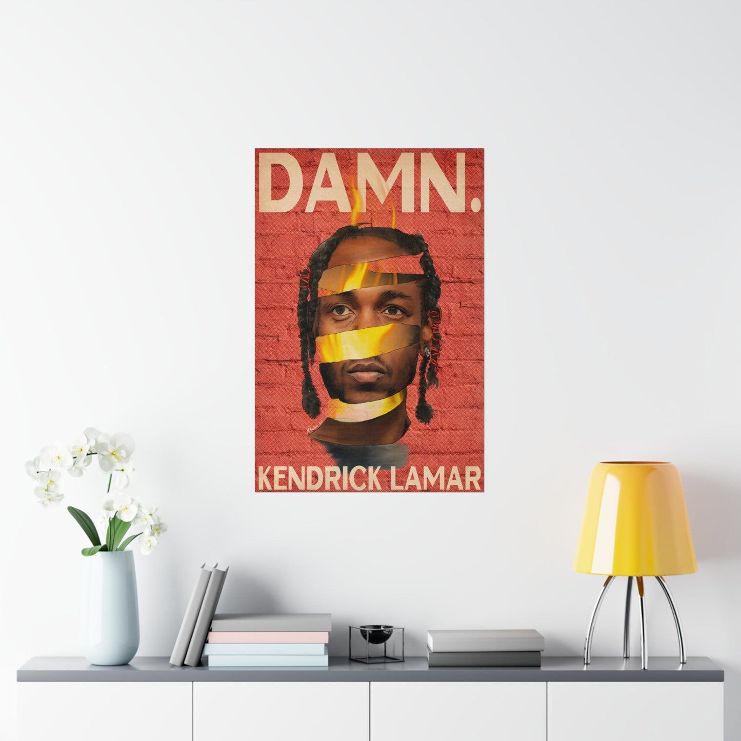 Kendrick Lamar- DAMN. Surreal - Vertical Matte Poster