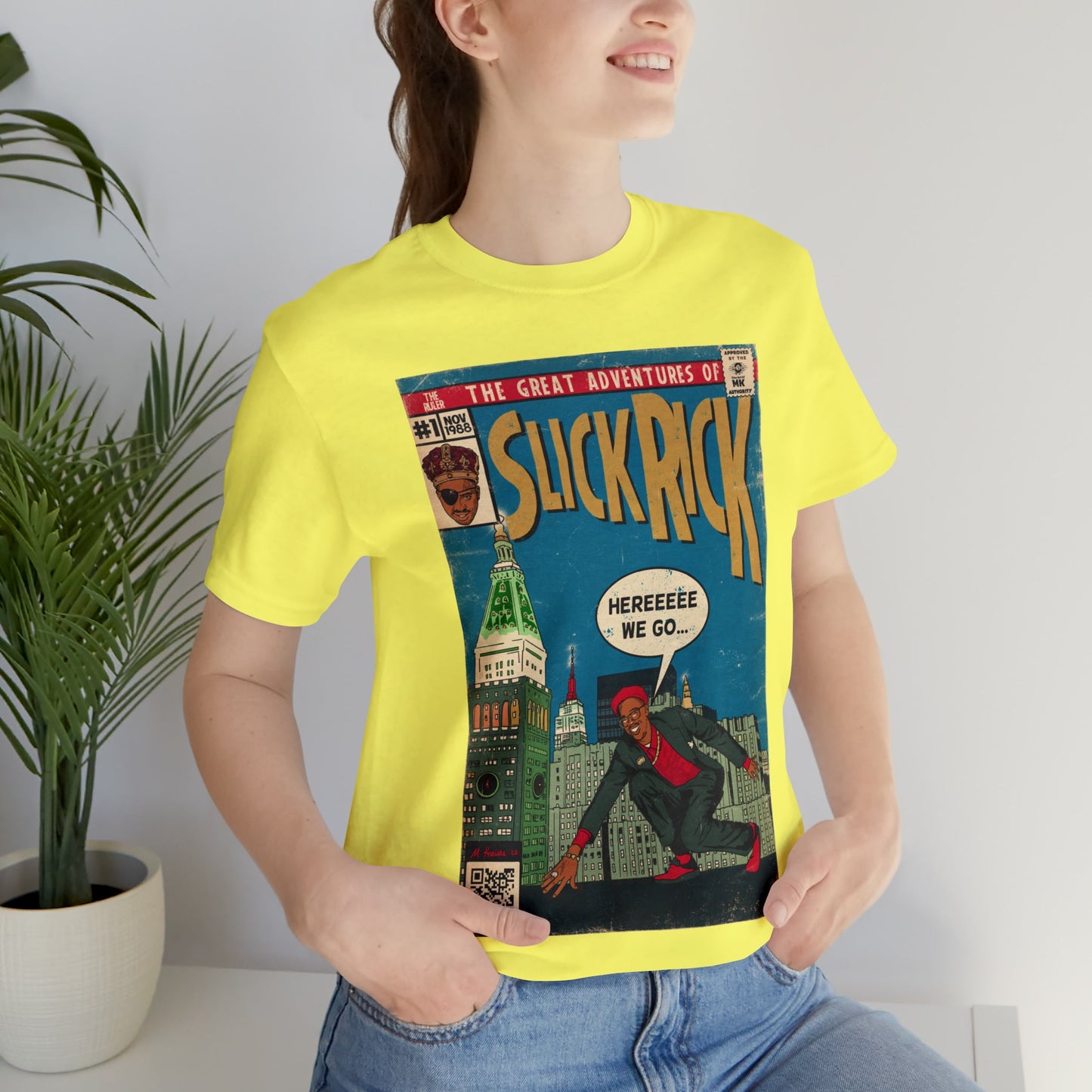 The Great Adventures of Slick Rick - Comic Art - Unisex Jersey Short Sleeve Tee