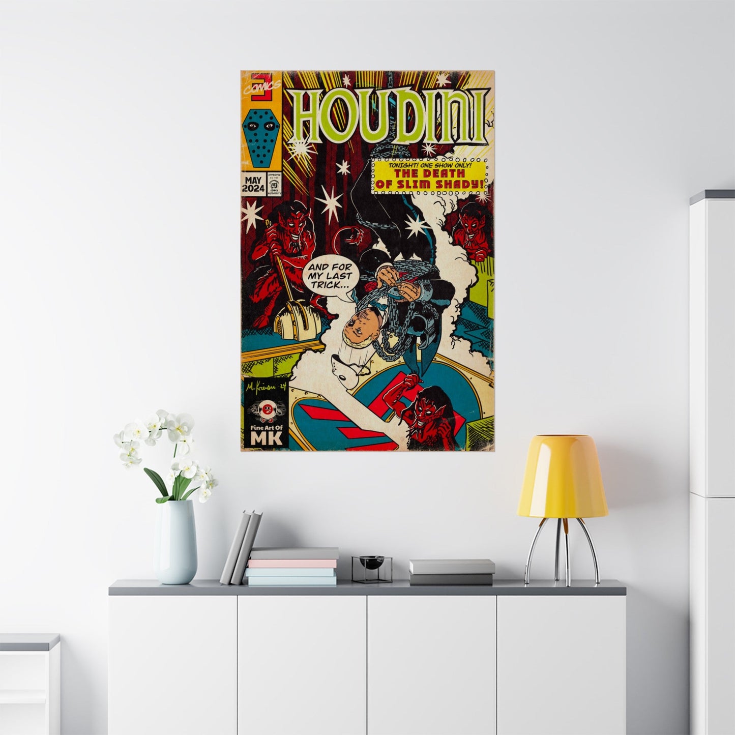 Eminem - Houdini - Matte Vertical Poster