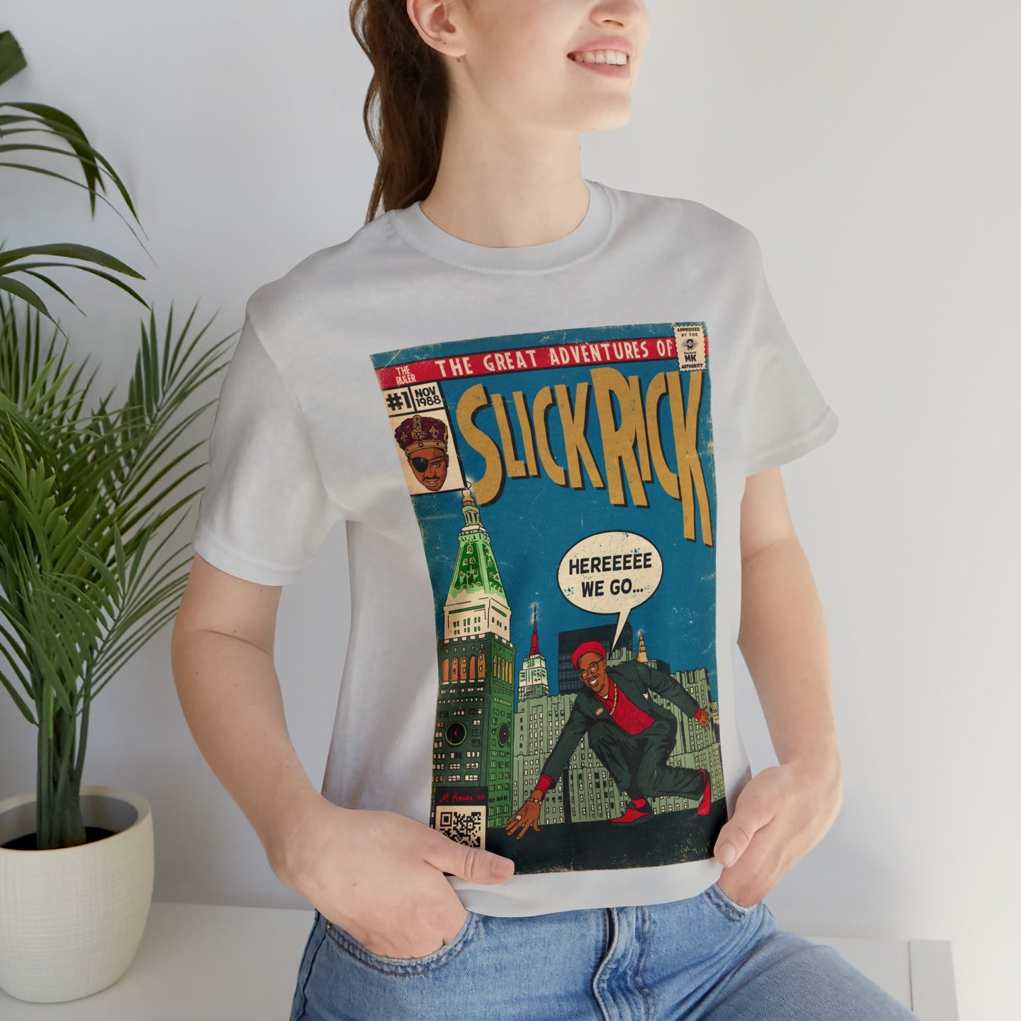 The Great Adventures of Slick Rick - Comic Art - Unisex Jersey Short Sleeve Tee