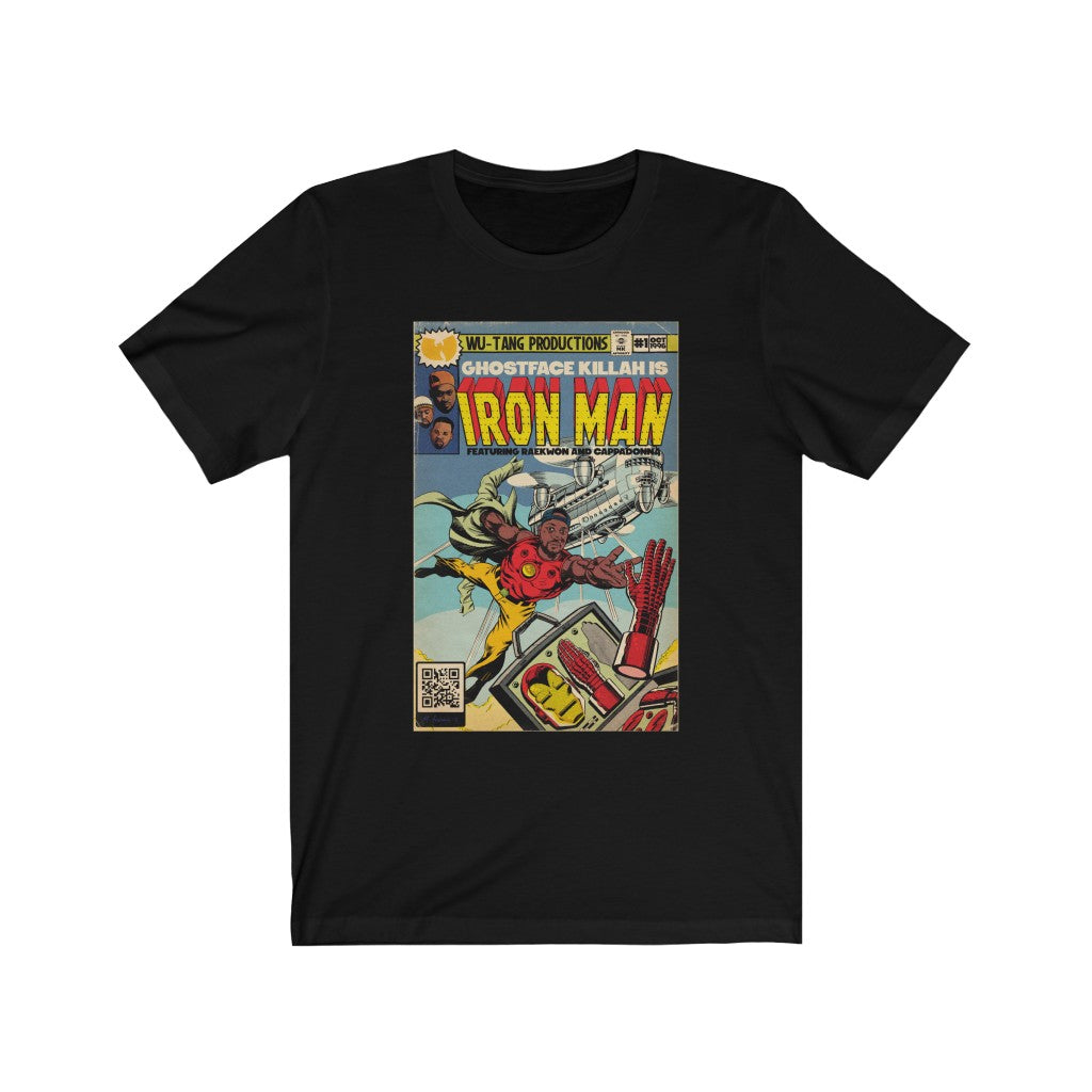 Ghostface Killah - Iron Man - Hip Hop Comic - Wu-Tang - Unisex Jersey Short Sleeve Tee