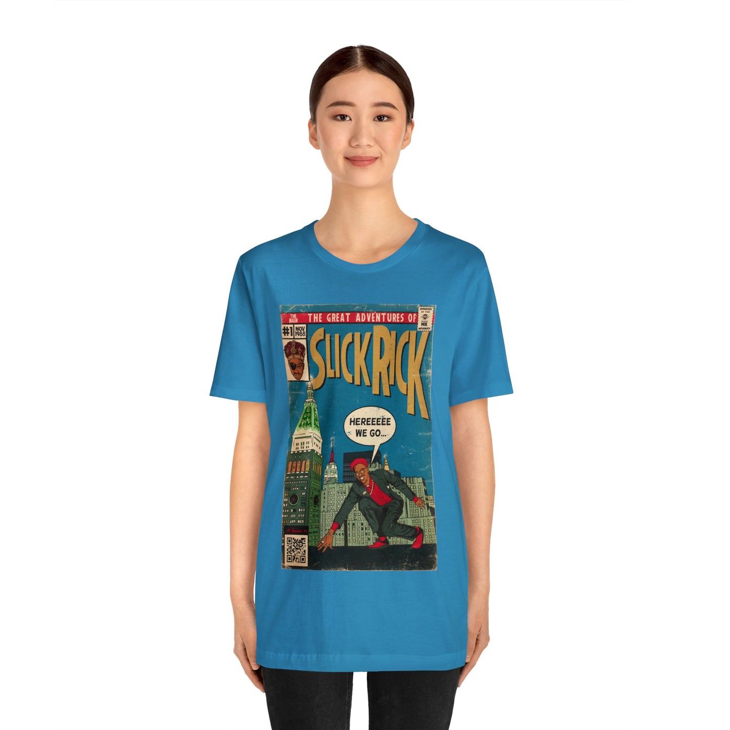 The Great Adventures of Slick Rick - Comic Art - Unisex Jersey Short Sleeve Tee