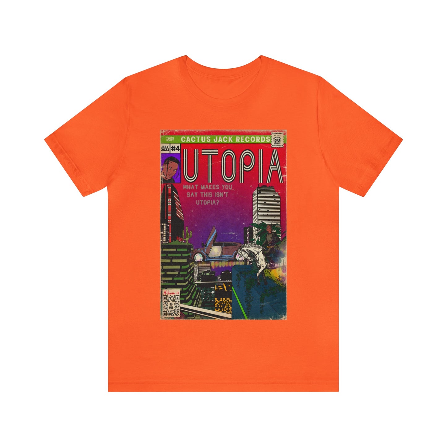 Travis Scott - Utopia - Unisex Jersey Short Sleeve Tee