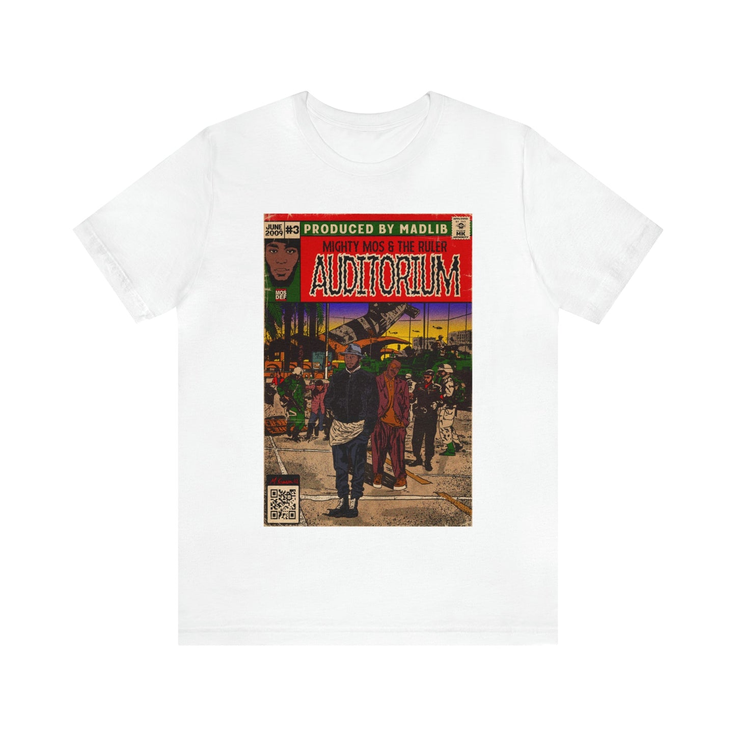 Mos Def & Slick Rick - Auditorium- Unisex Jersey Short Sleeve Tee