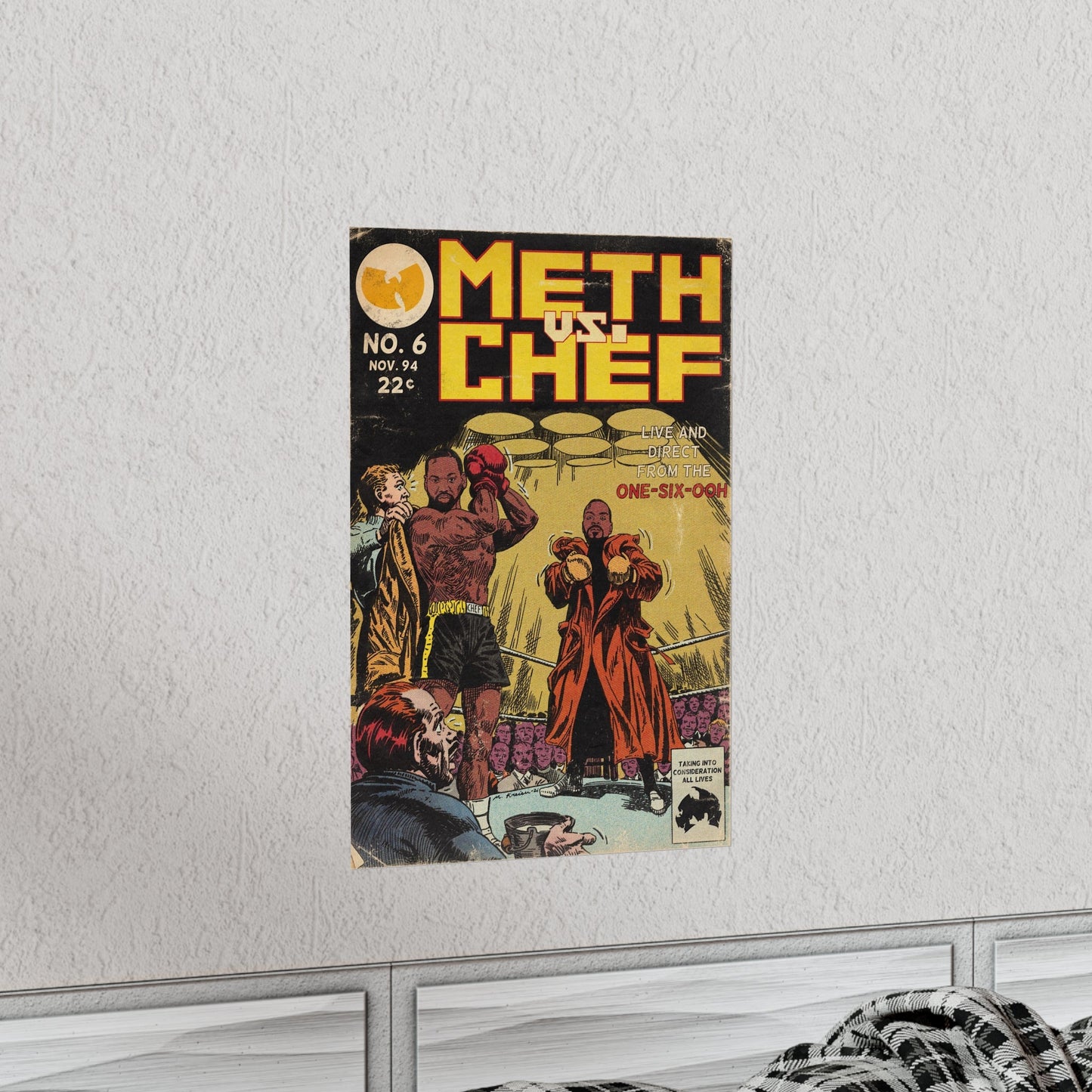 Method Man - Meth vs Chef - Raekwon - Wu-Tang - Vertical Matte Poster