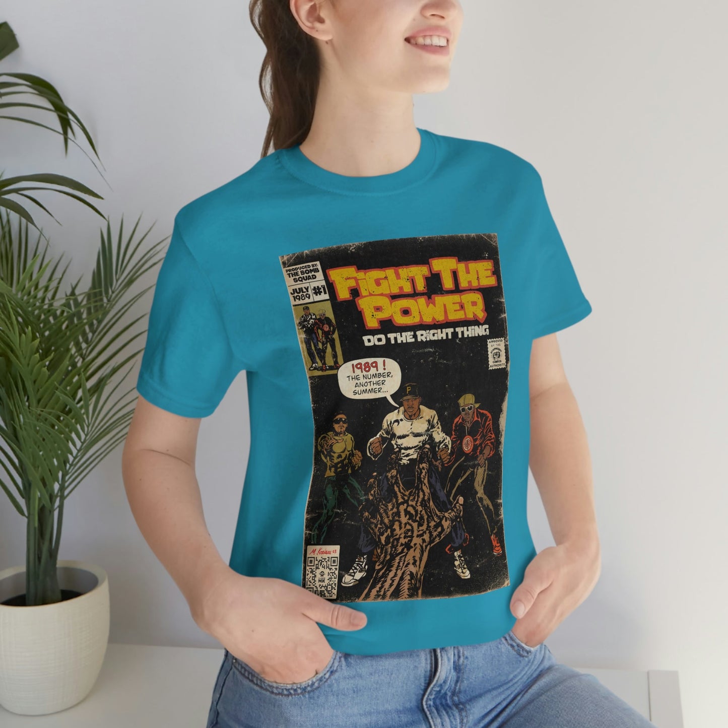 Public Enemy - Fight The Power -  Unisex Jersey Short Sleeve Tee