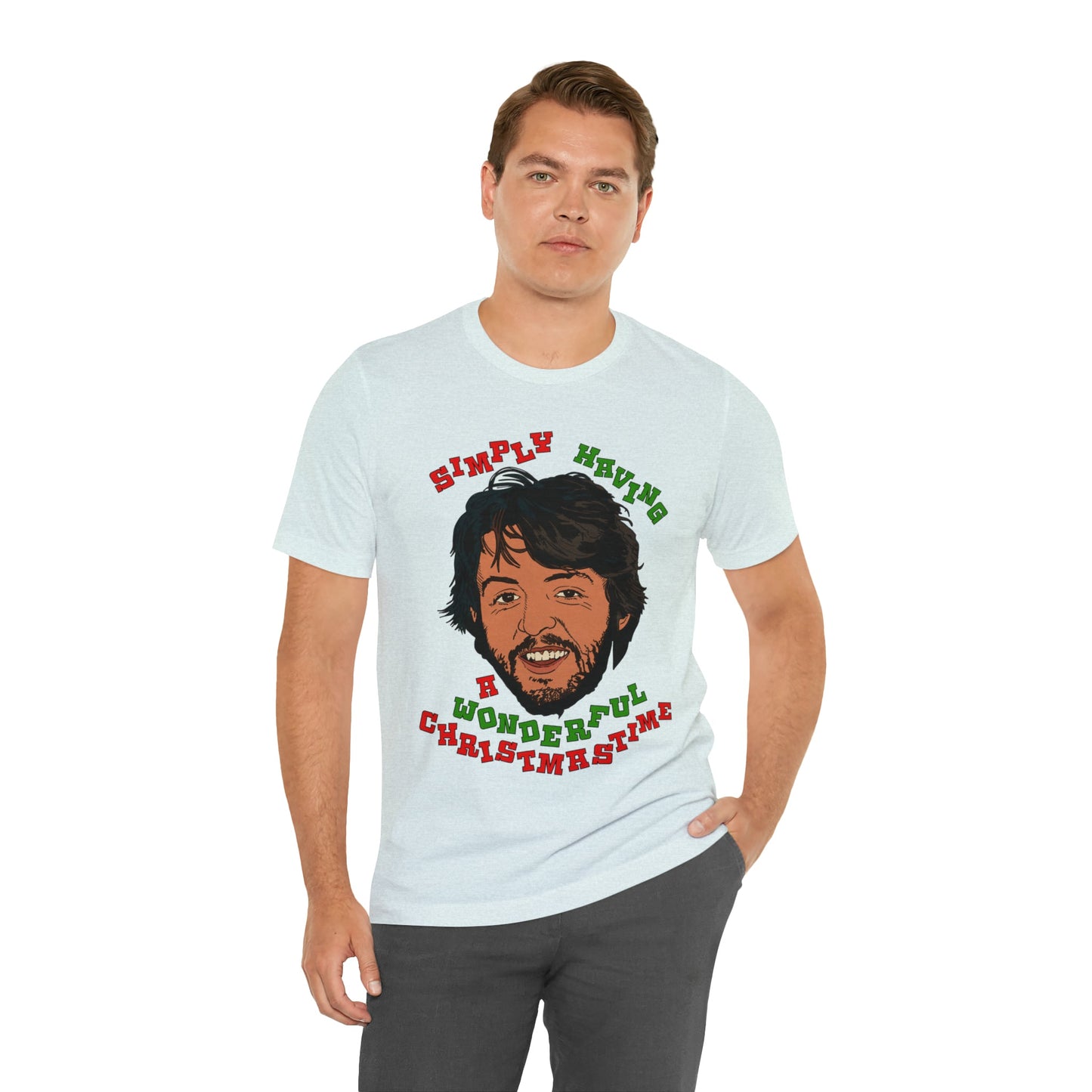 Paul McCartney - Wonderful Christmastime - Unisex Jersey Short Sleeve Tee