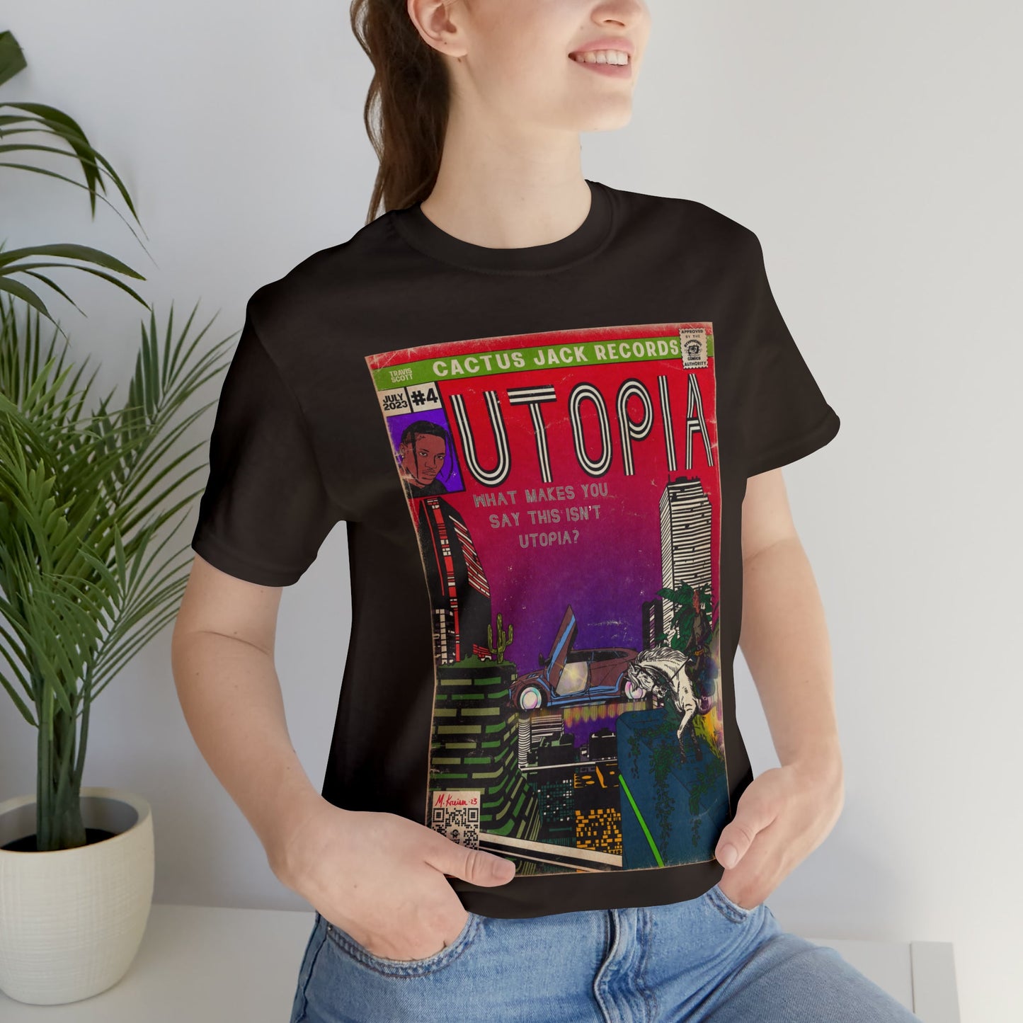 Travis Scott - Utopia - Unisex Jersey Short Sleeve Tee