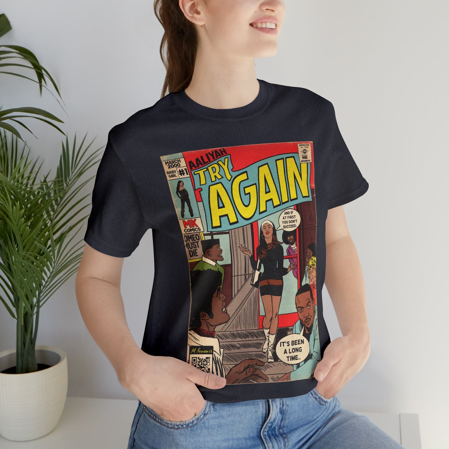 Aaliyah - Try Again - Unisex Jersey Short Sleeve Tee