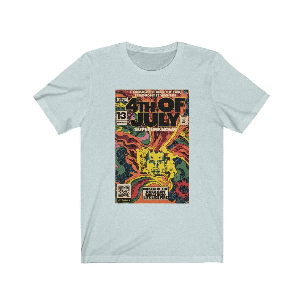 Soundgarden - 4th Of July - Grunge Comic Art - Unisex Jersey Short Sleeve Tee