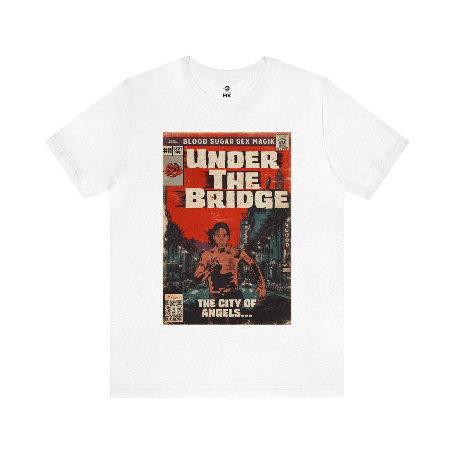 Red Hot Chili Peppers- Under The Bridge - Unisex Jersey Short Sleeve Tee