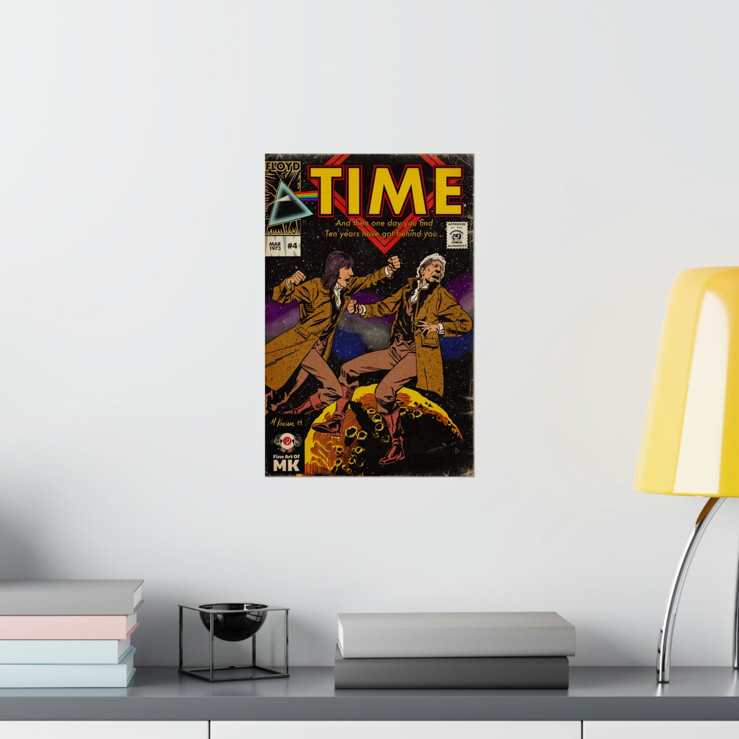 Pink Floyd- Time - Matte Vertical Poster