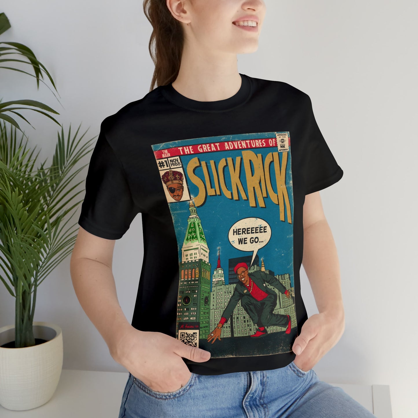 The Great Adventures of Slick Rick - Comic Art - Unisex Jersey Short Sleeve Tee