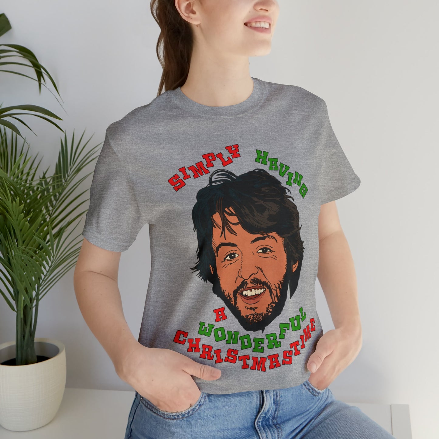 Paul McCartney - Wonderful Christmastime - Unisex Jersey Short Sleeve Tee