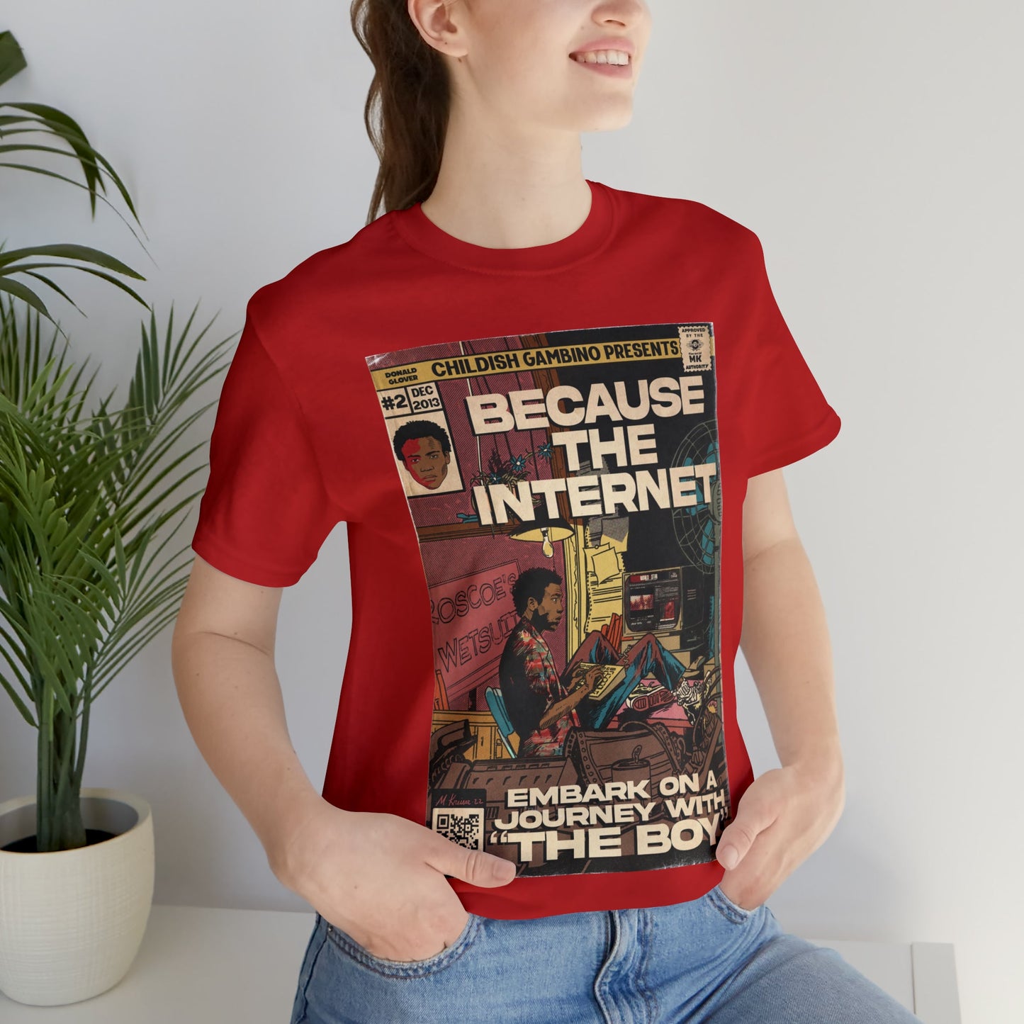 Childish Gambino- Because The Internet - Unisex Jersey Short Sleeve Tee