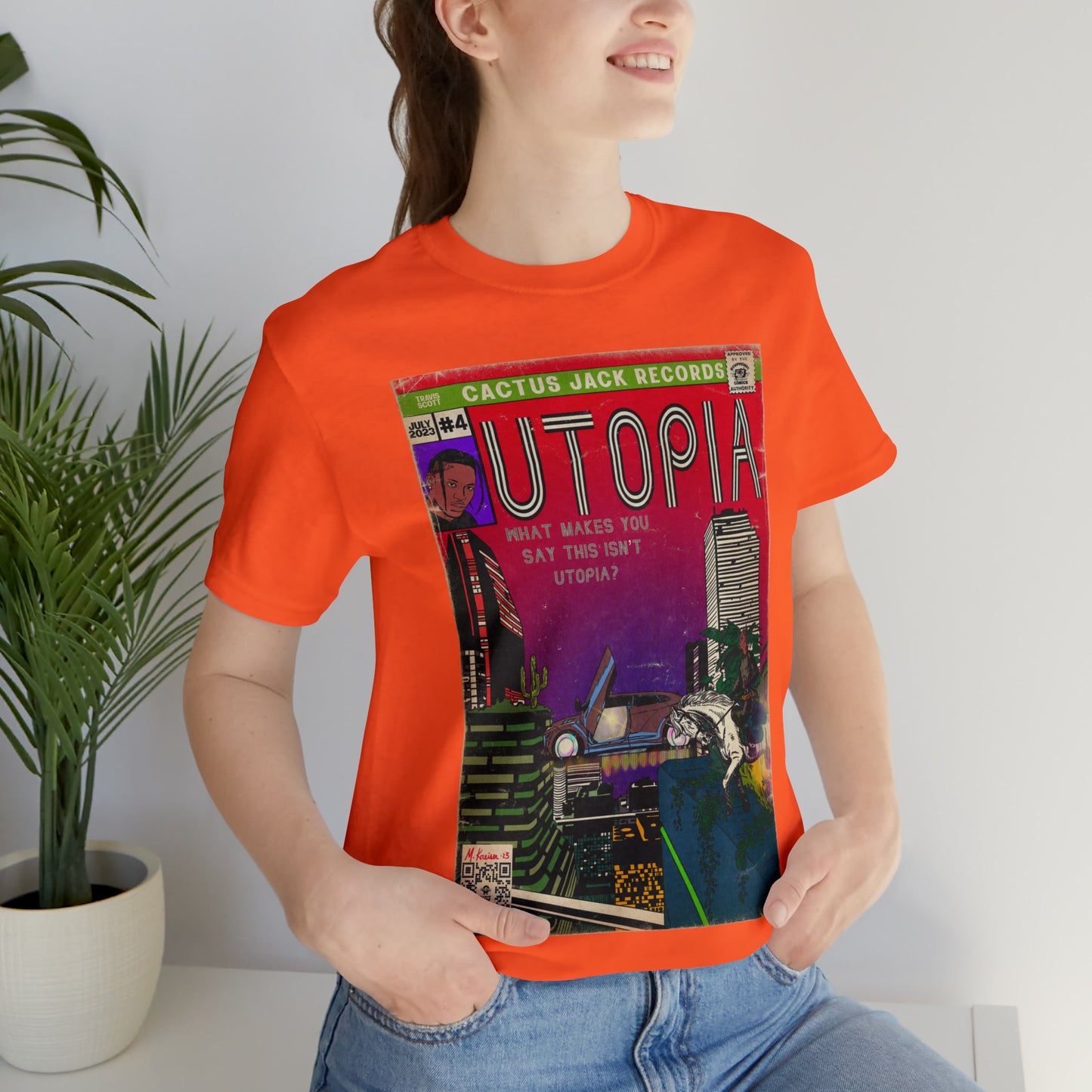 Travis Scott - Utopia - Unisex Jersey Short Sleeve Tee