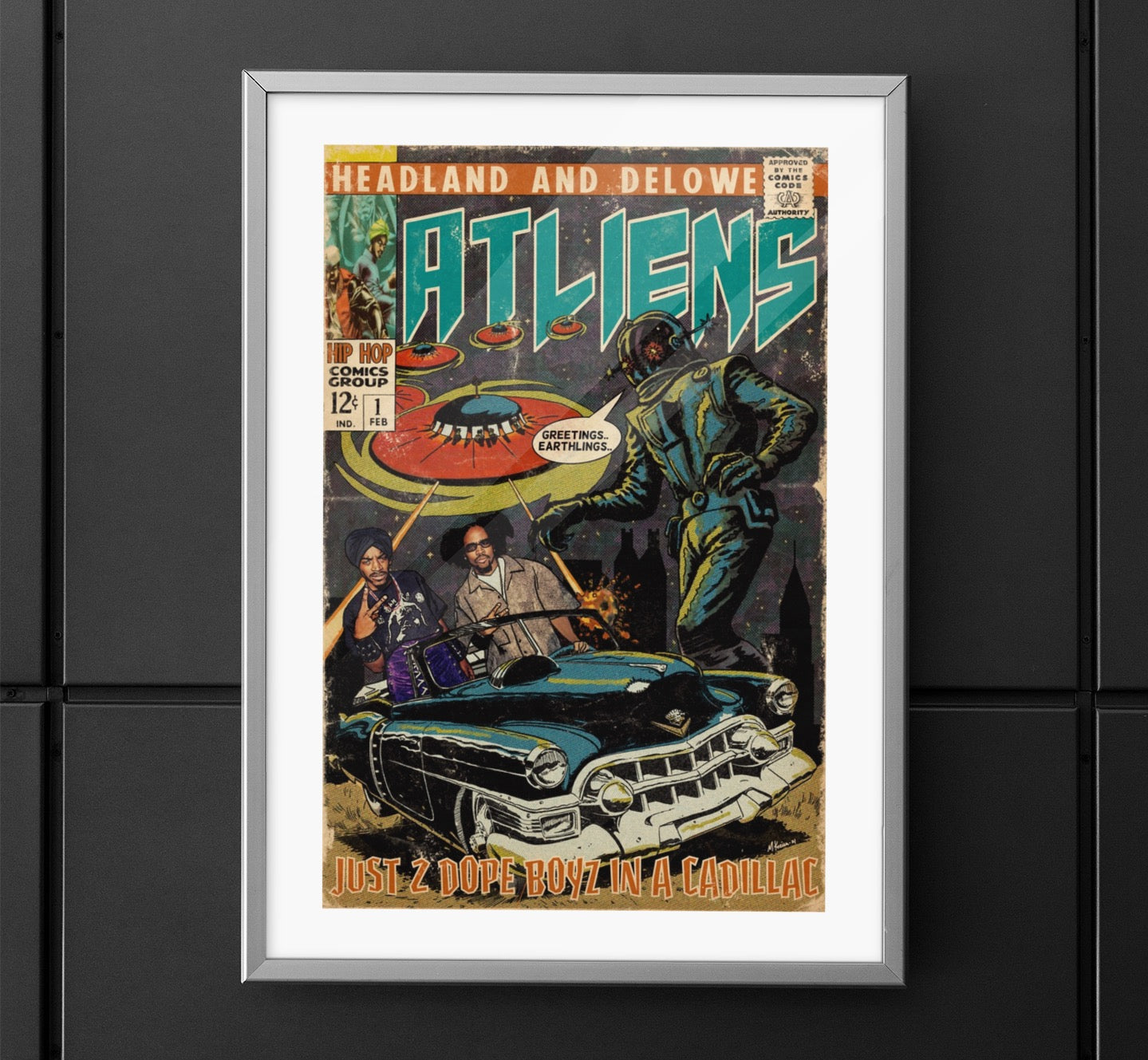 OutKast- Atliens 1 - 2 Dope Boyz - Vertical Matte Poster