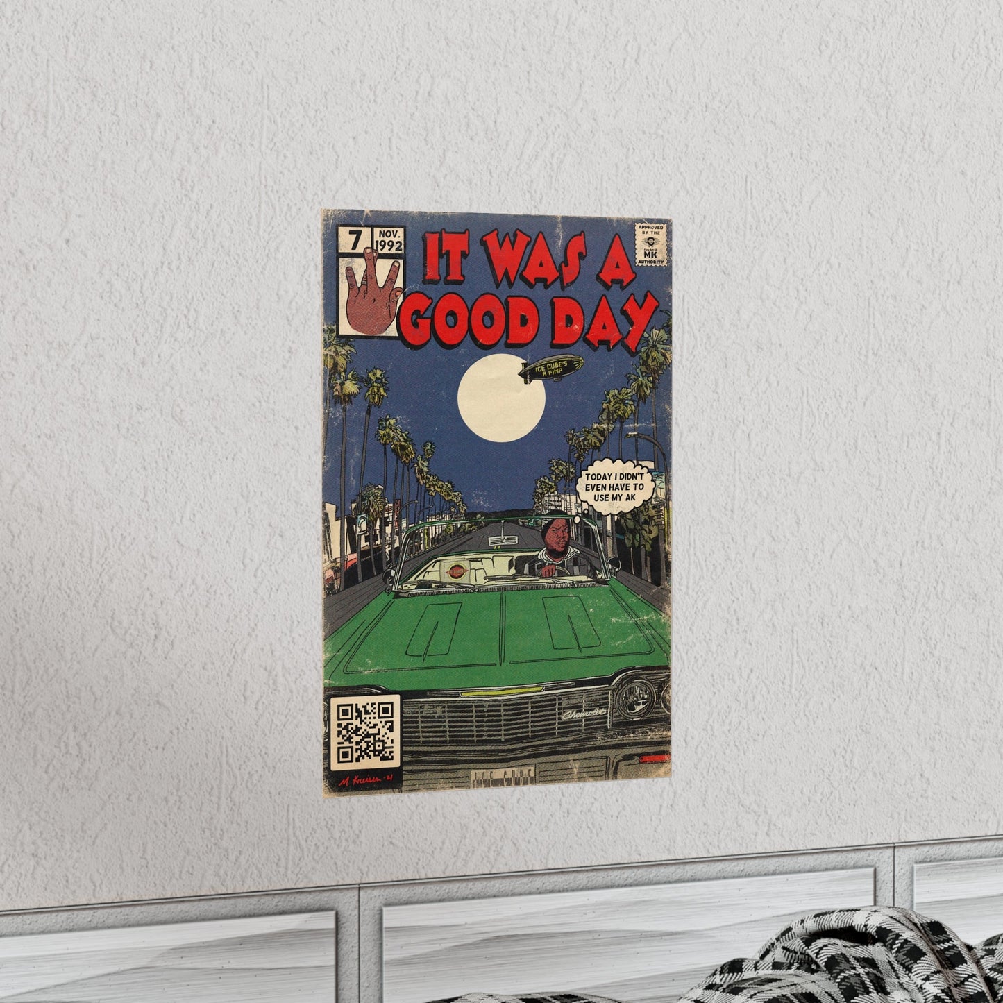 Ice Cube - It Was A Good Day - Vertical Matte Poster