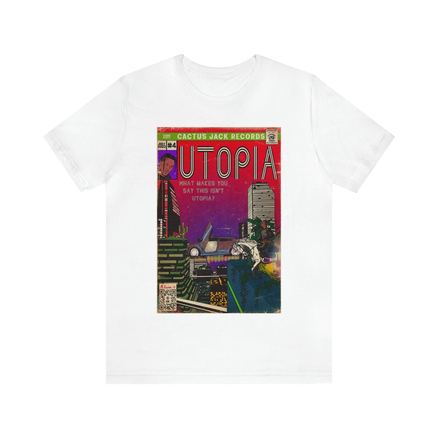 Travis Scott - Utopia - Unisex Jersey Short Sleeve Tee