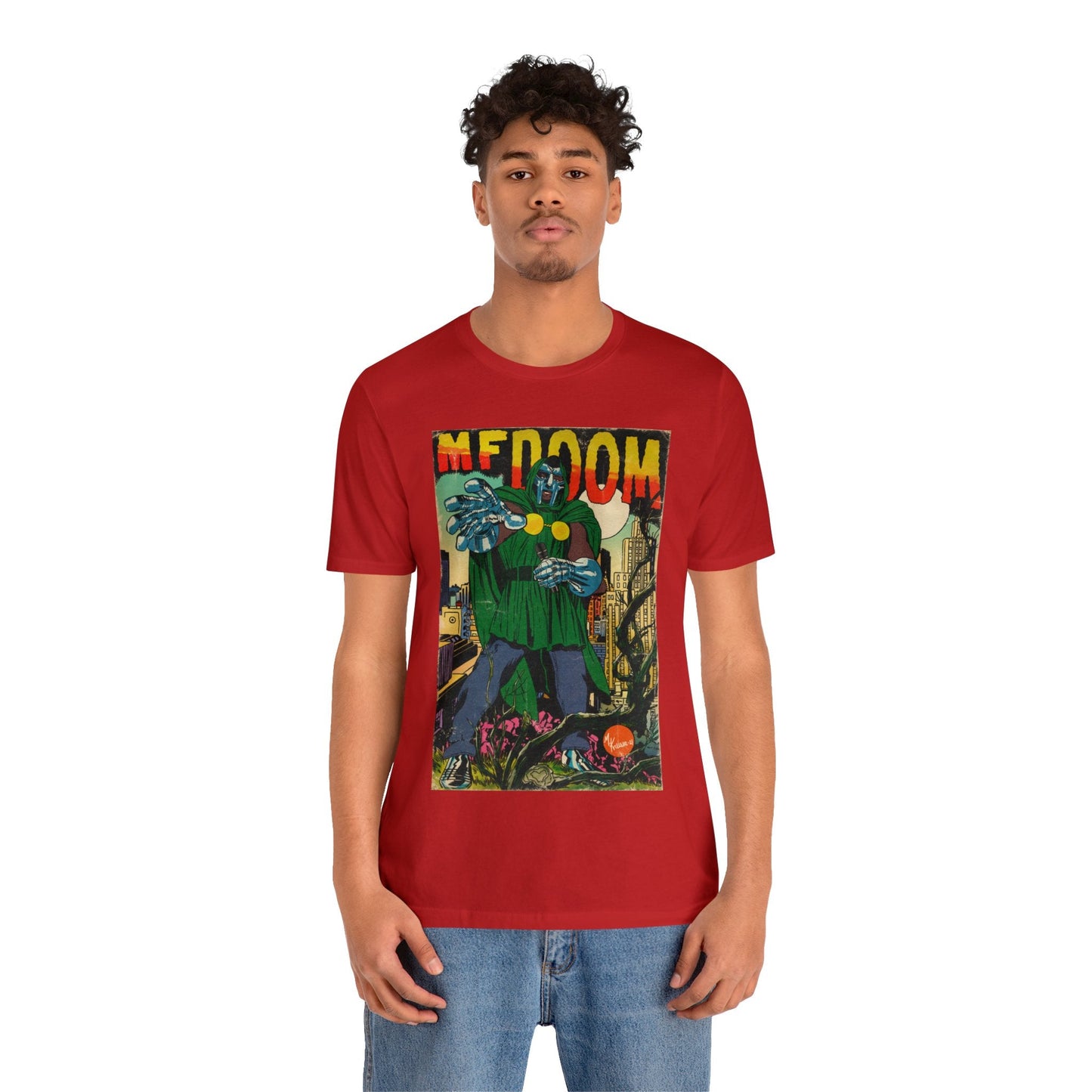 MF DOOM - Comic Book Art - Unisex Jersey T-Shirt