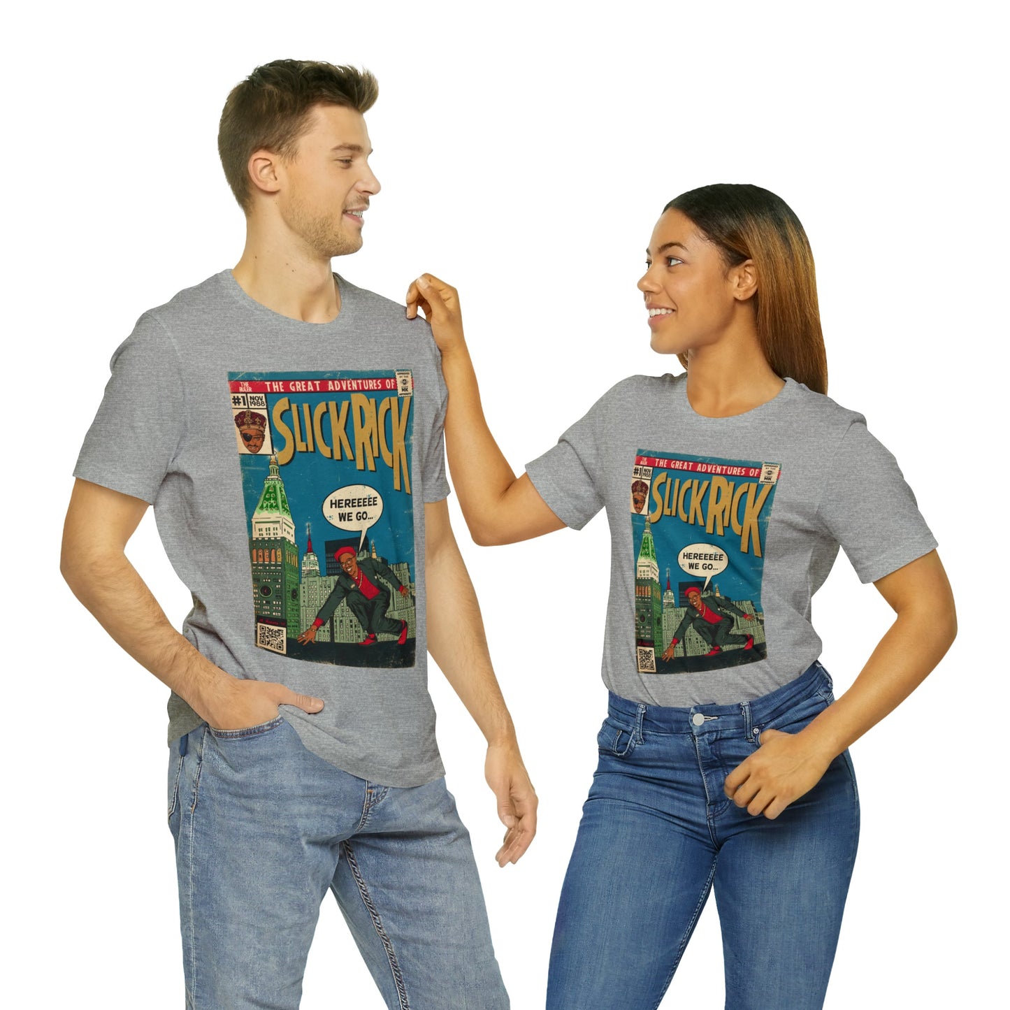 The Great Adventures of Slick Rick - Comic Art - Unisex Jersey Short Sleeve Tee