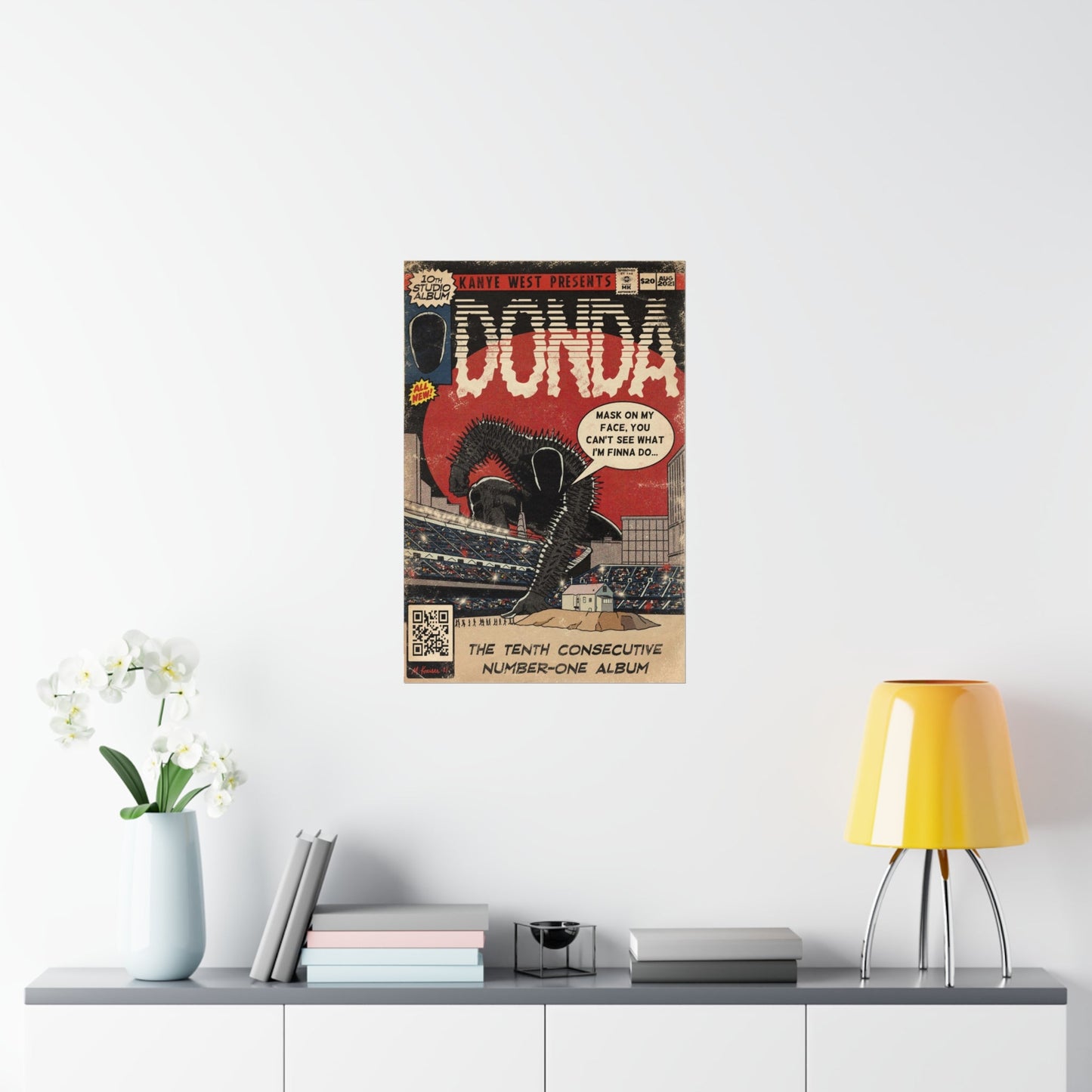 Kanye West - DONDA - Vertical Matte Poster