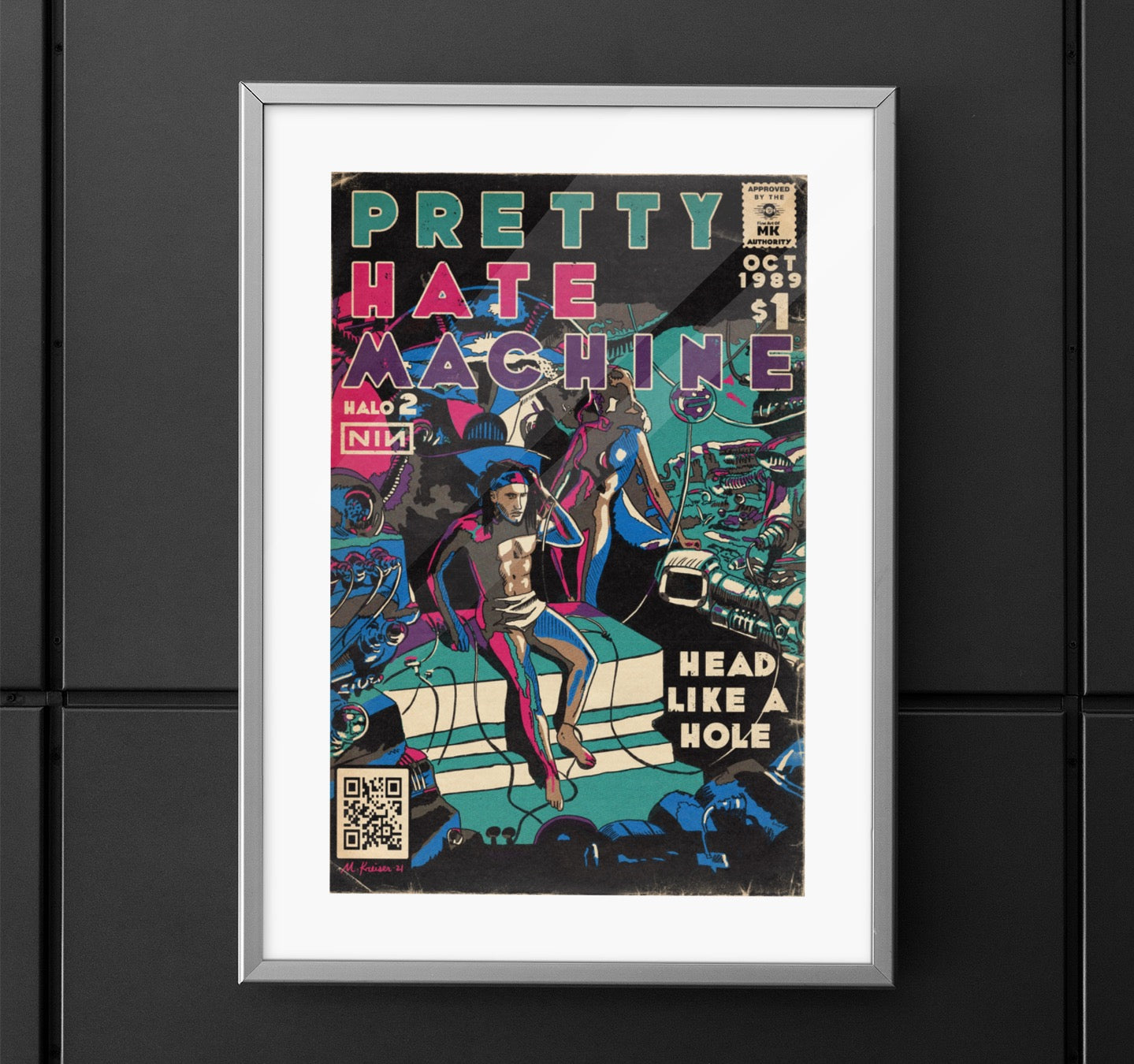 Nine Inch Nails - Pretty Hate Machine - Vertical Matte Poster