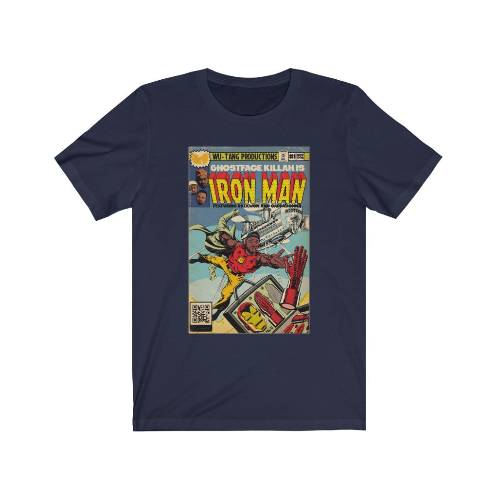 Ghostface Killah - Iron Man - Hip Hop Comic - Wu-Tang - Unisex Jersey Short Sleeve Tee