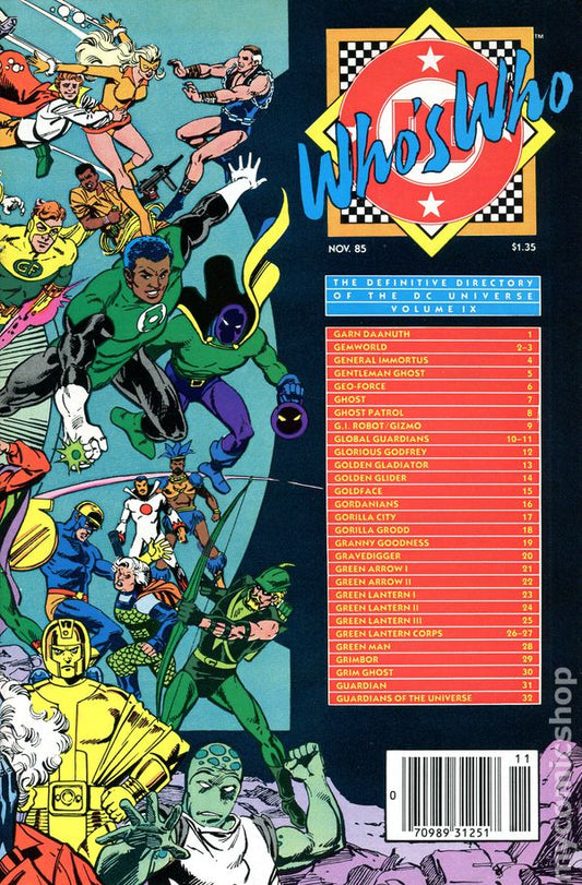 Who's Who: The Definitive Directory of the DC Universe #9