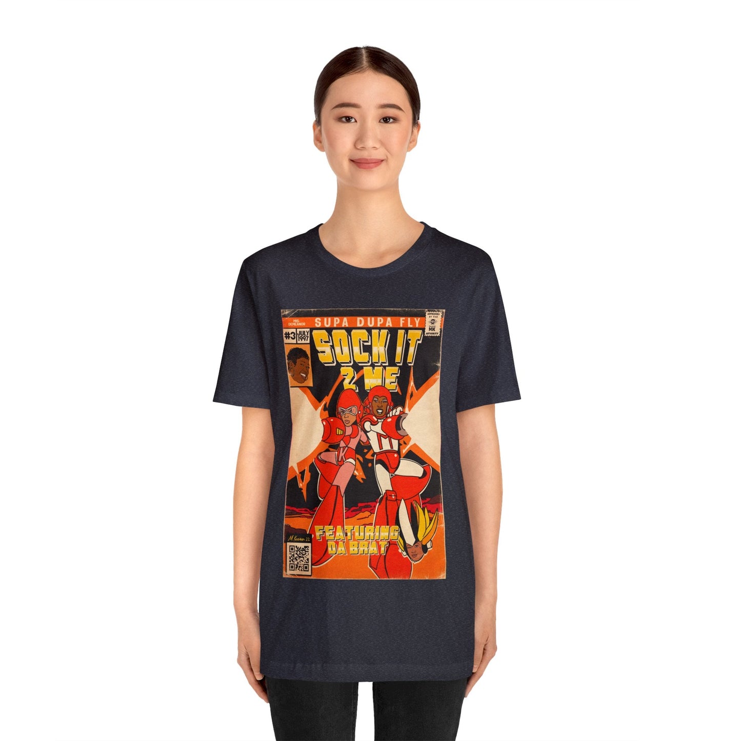 Missy Elliot, Da Brat, & Lil Kim - Sock It To Me - Unisex Jersey Short Sleeve Tee