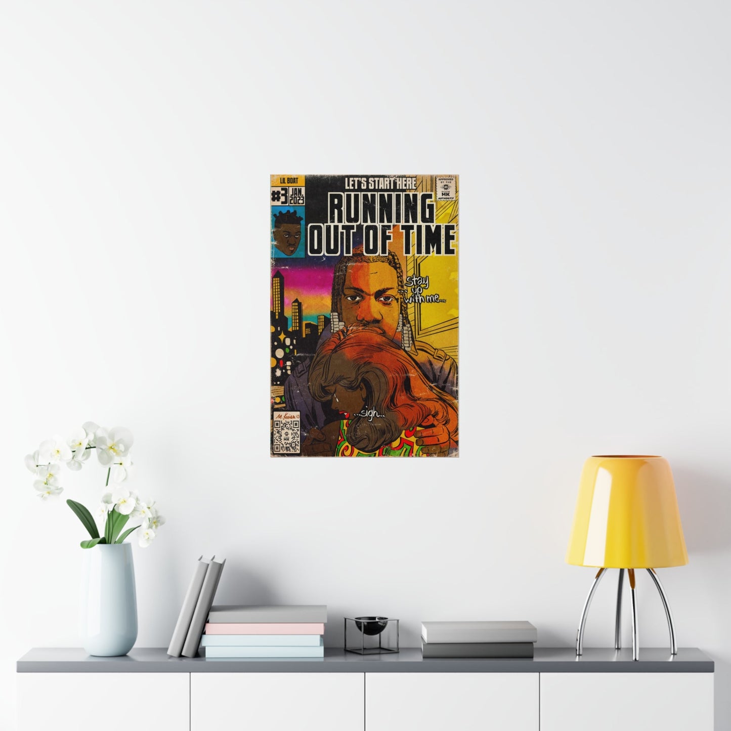 Lil Yachty - Running Out Of Time - Vertical Matte Poster