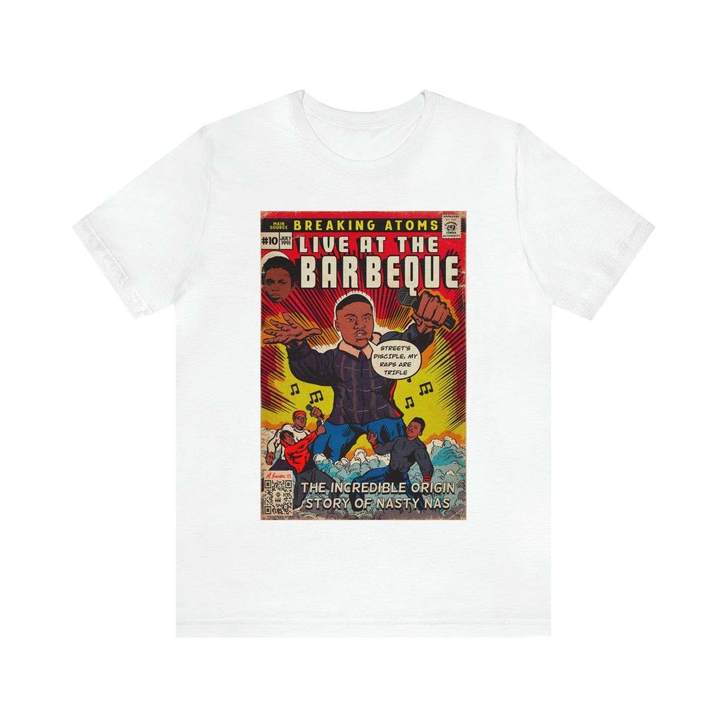 Main Source & Nas - Live at the Barbeque - Unisex Jersey Short Sleeve Tee