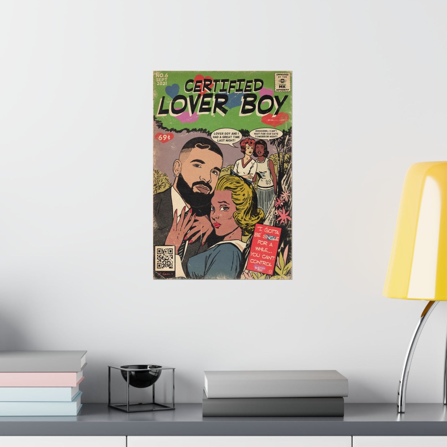 Drake - Certified Lover Boy - Vertical Matte Poster