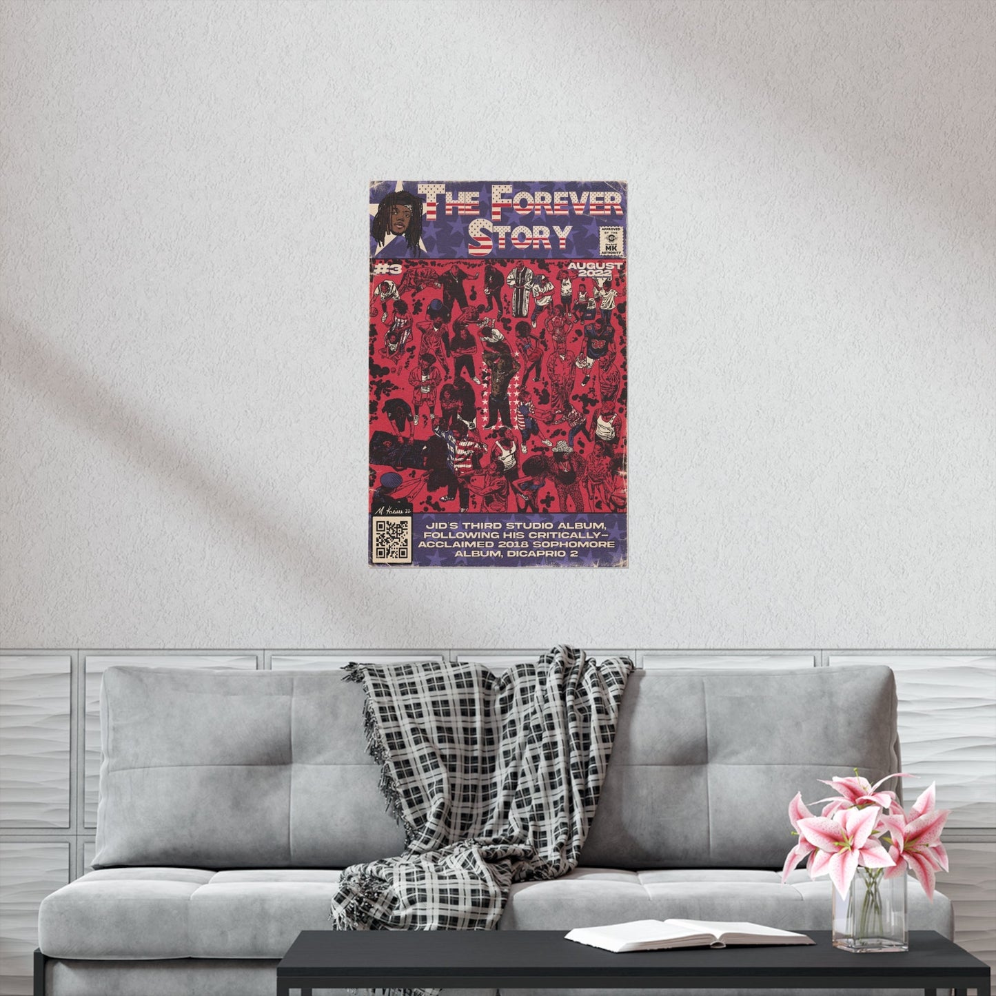 JID- The Forever Story - Vertical Matte Poster