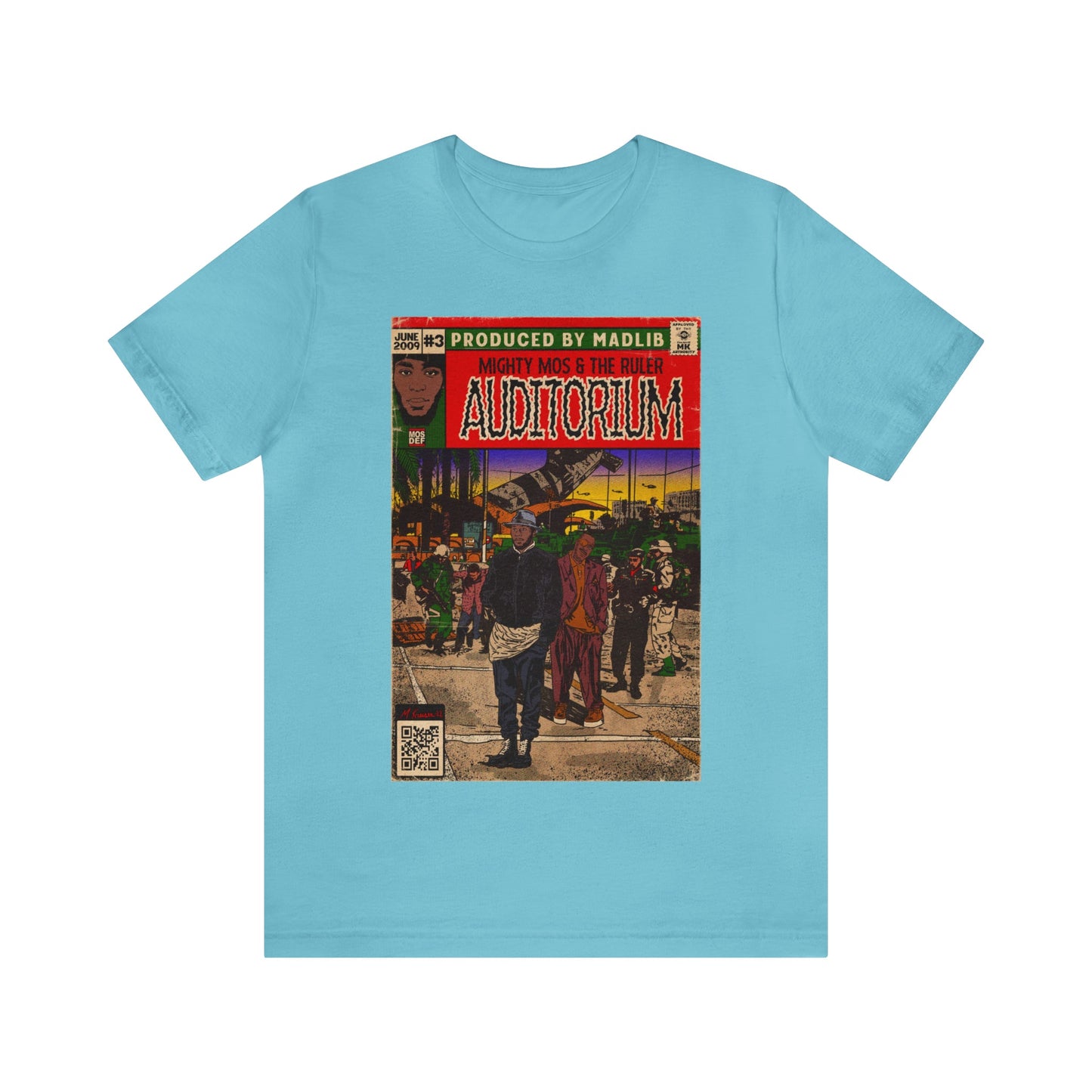 Mos Def & Slick Rick - Auditorium- Unisex Jersey Short Sleeve Tee