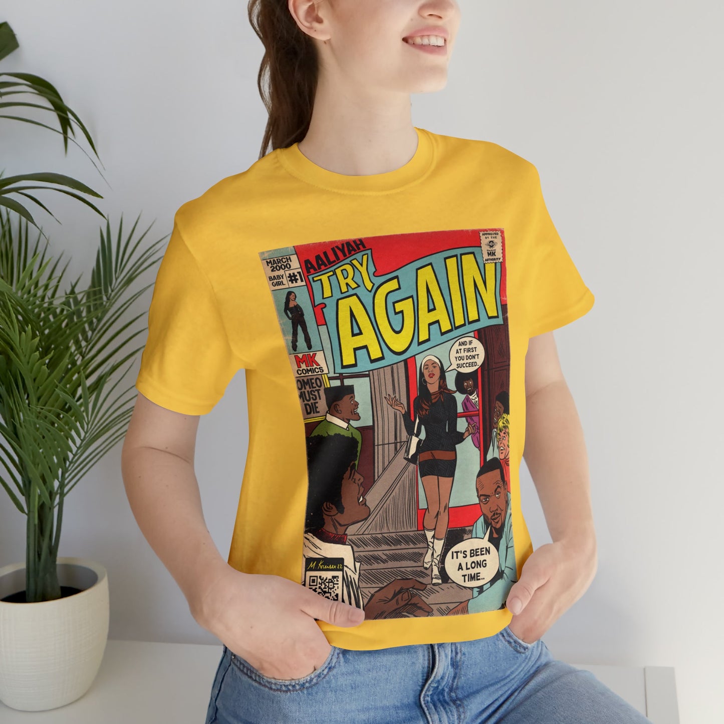 Aaliyah - Try Again - Unisex Jersey Short Sleeve Tee