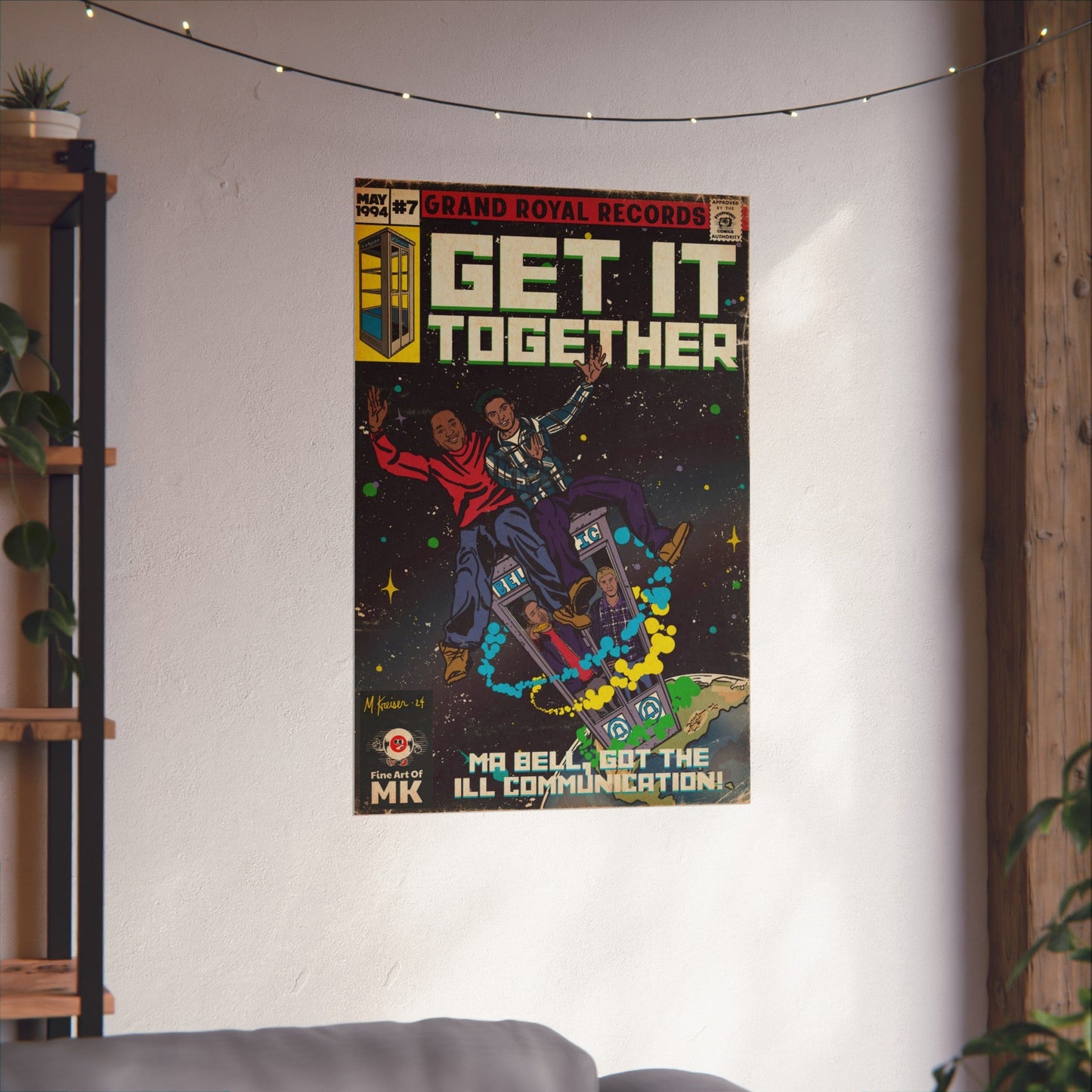 Beastie Boys & Q-Tip - Get it Together - Matte Vertical Posters