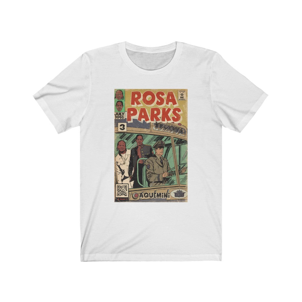 OutKast - Rosa Parks Hip Hop Comic Art - Unisex Jersey Short Sleeve Tee