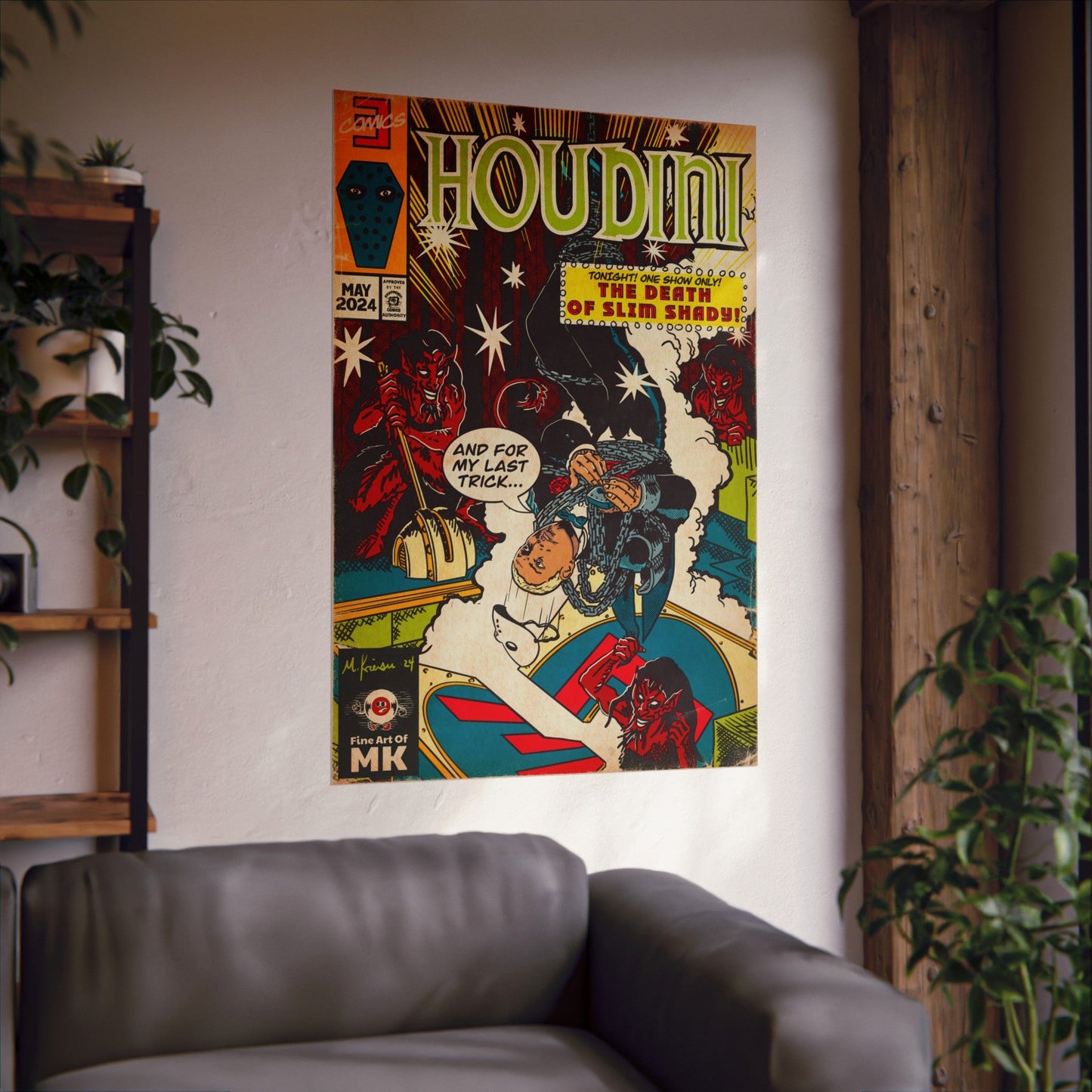 Eminem - Houdini - Matte Vertical Poster