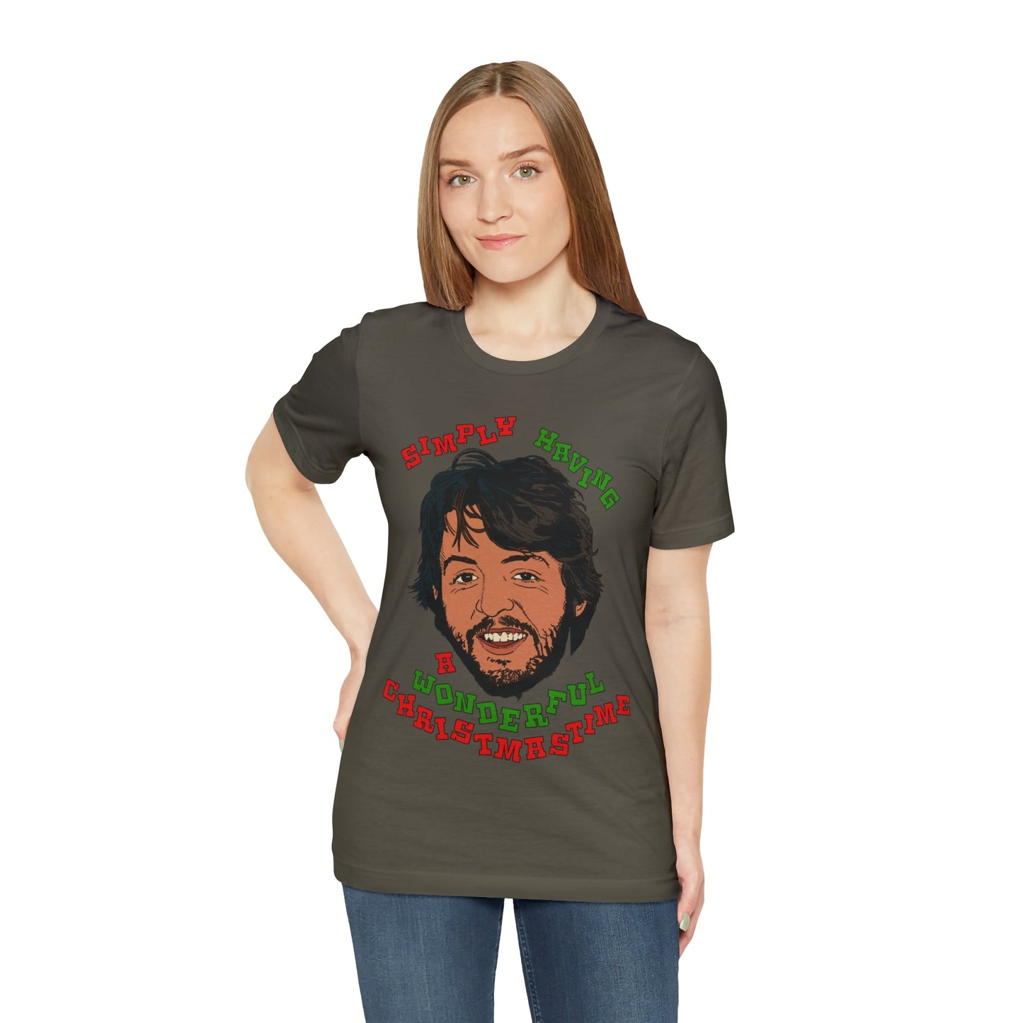 Paul McCartney - Wonderful Christmastime - Unisex Jersey Short Sleeve Tee