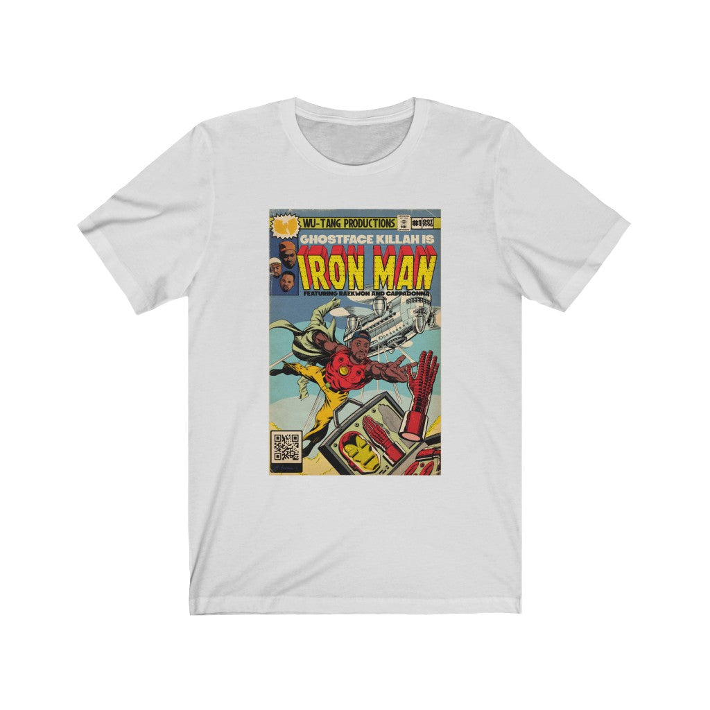 Ghostface Killah - Iron Man - Hip Hop Comic - Wu-Tang - Unisex Jersey Short Sleeve Tee