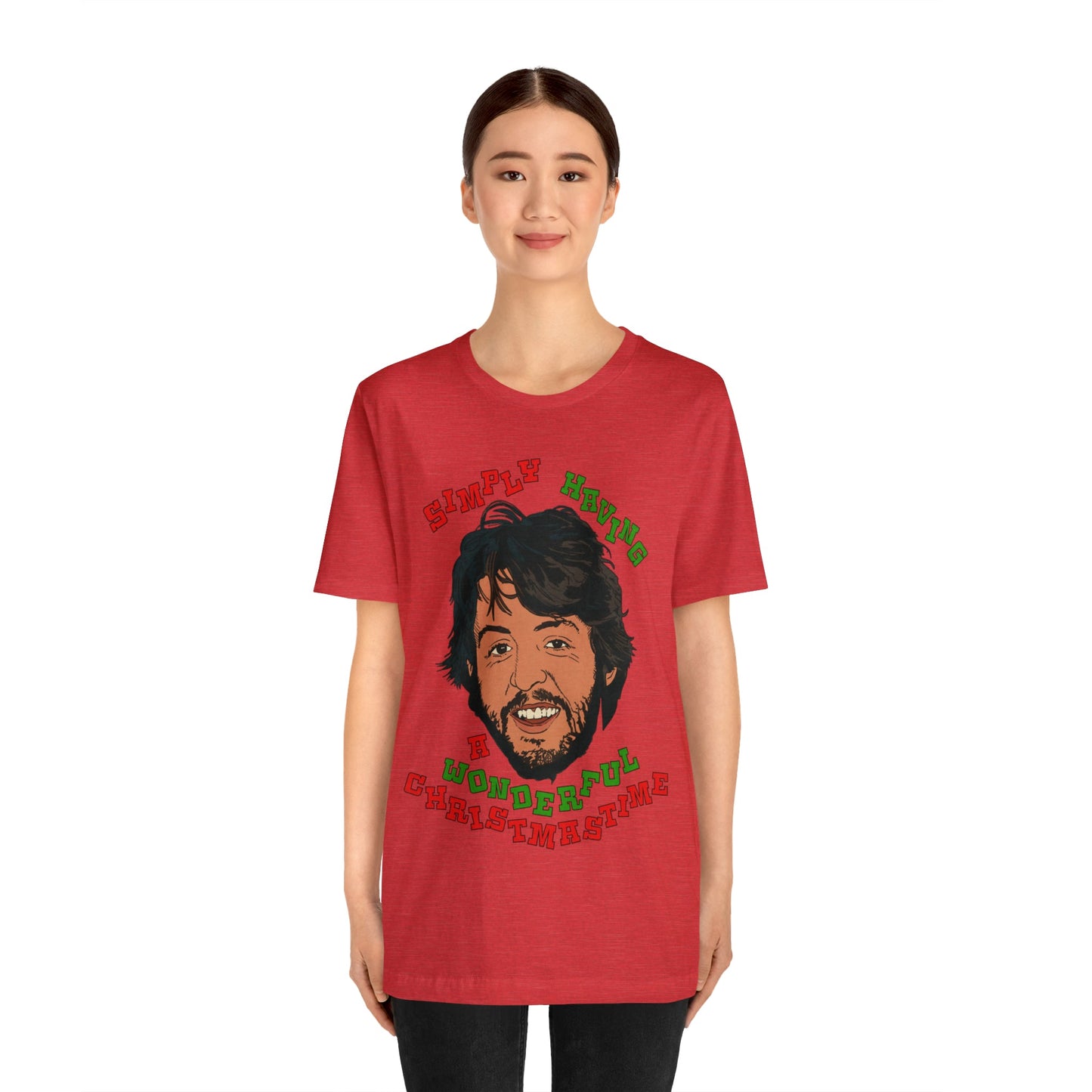 Paul McCartney - Wonderful Christmastime - Unisex Jersey Short Sleeve Tee