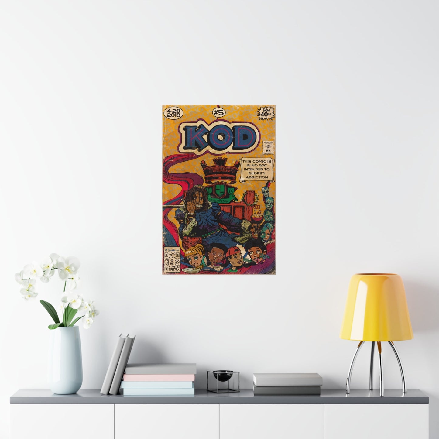 J.Cole - KOD - Vertical Matte Poster