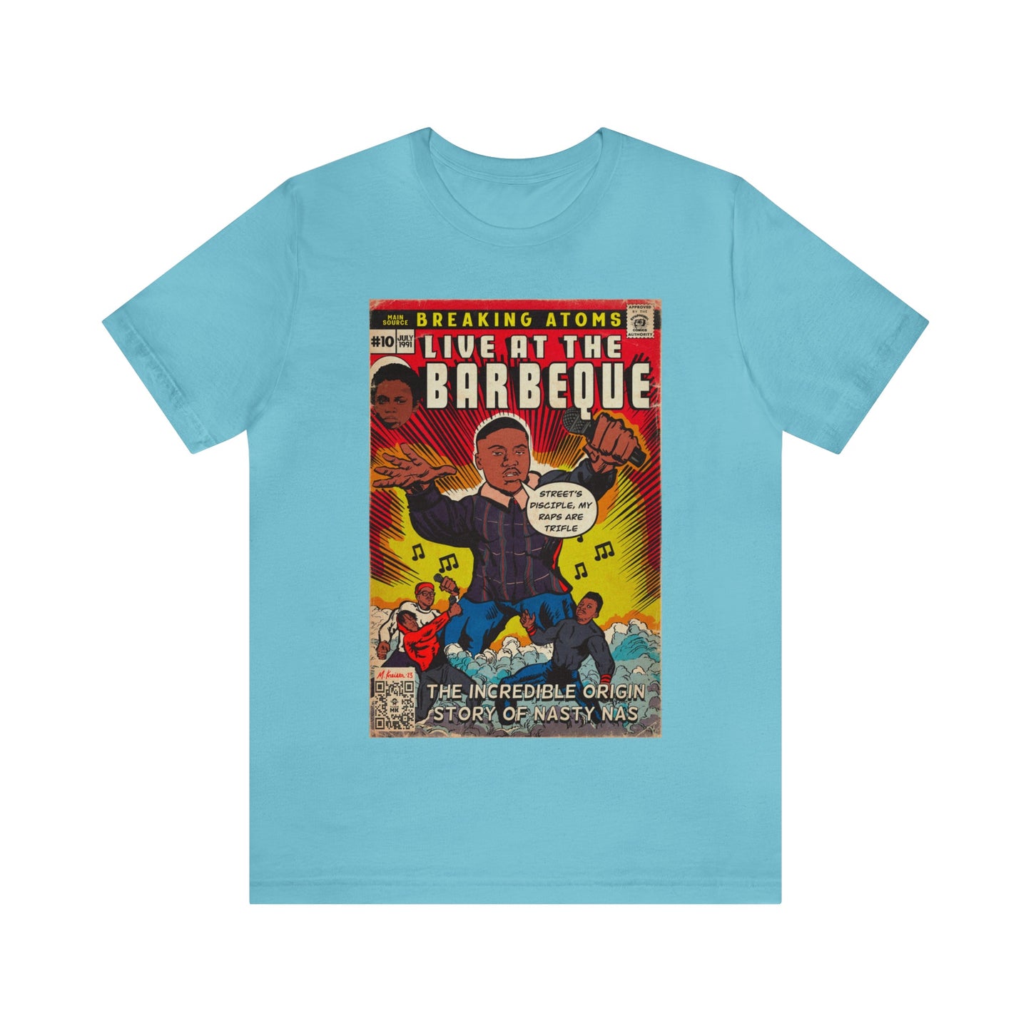 Main Source & Nas - Live at the Barbeque - Unisex Jersey Short Sleeve Tee